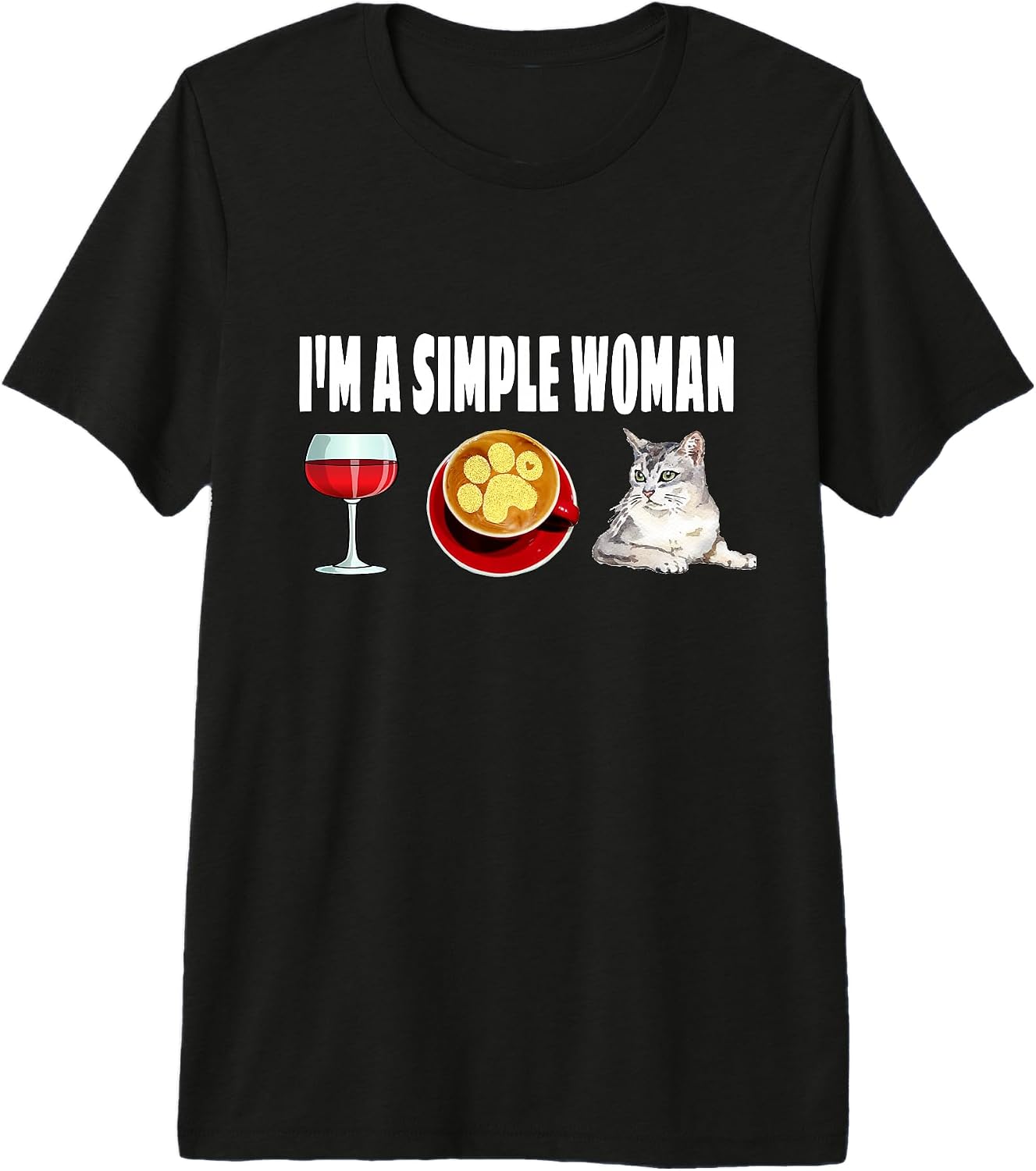 Funny Coffee Cat Wine Lovers Gift Pets Owner Club