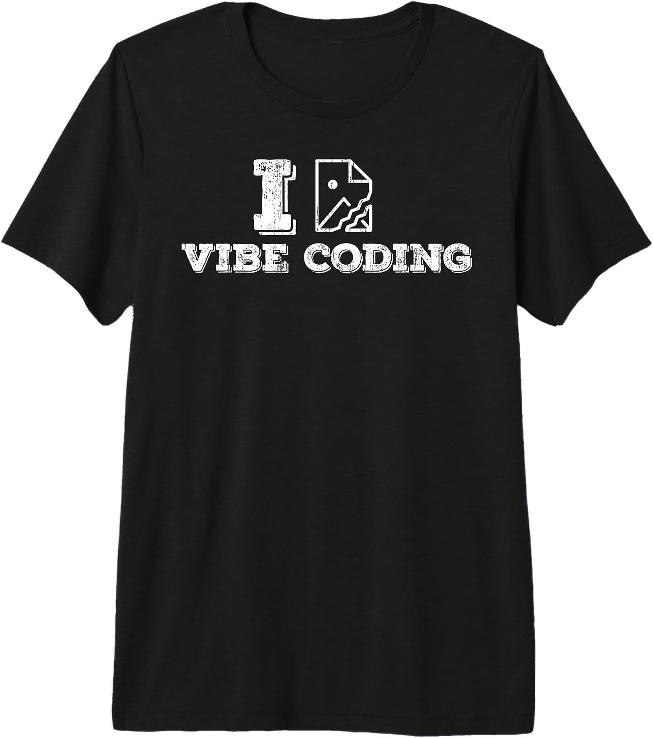 I love vibe coding funny broken image tees