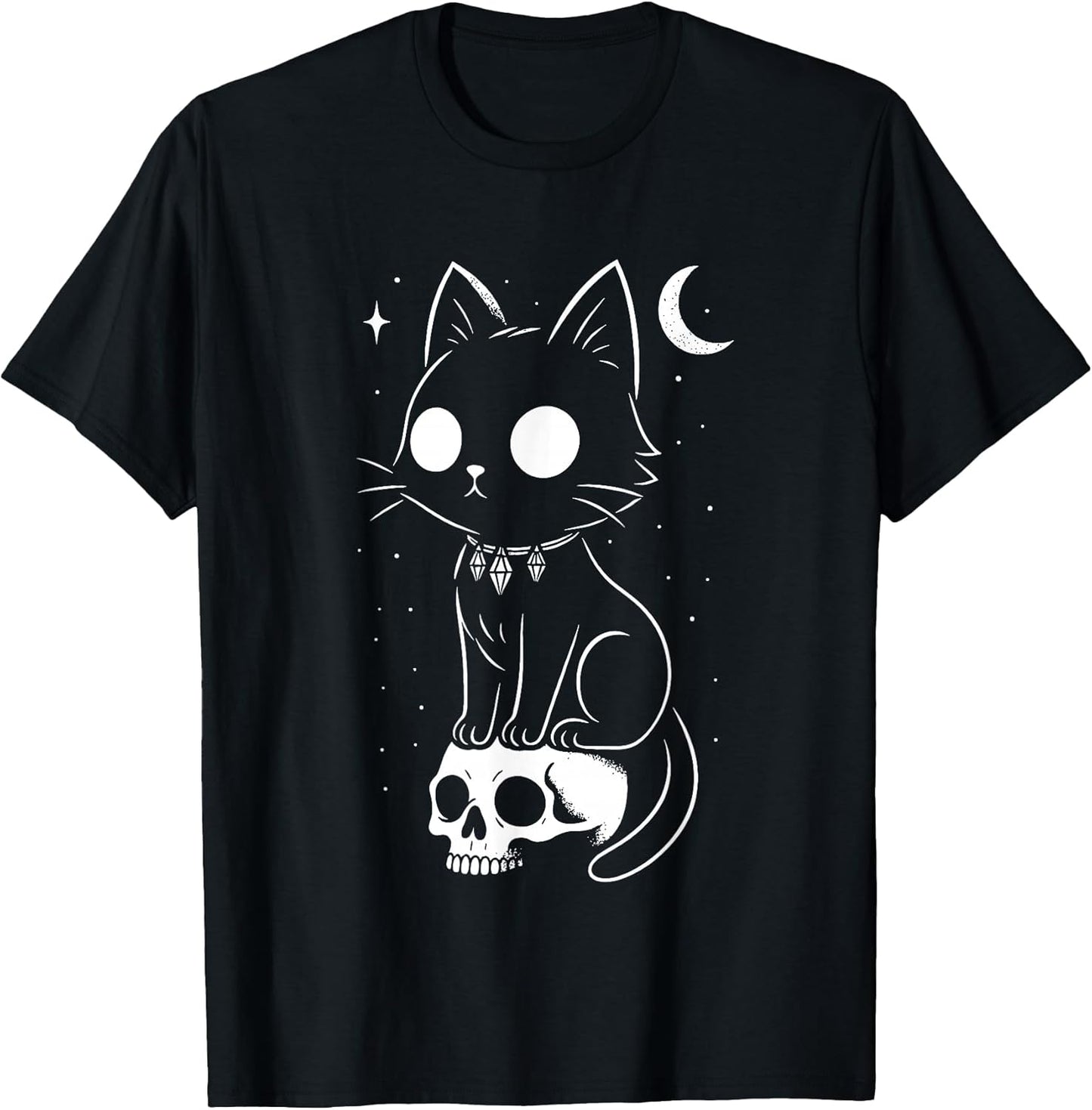 Cute Cat Creepy Goth Black Occult Kitty Outfit