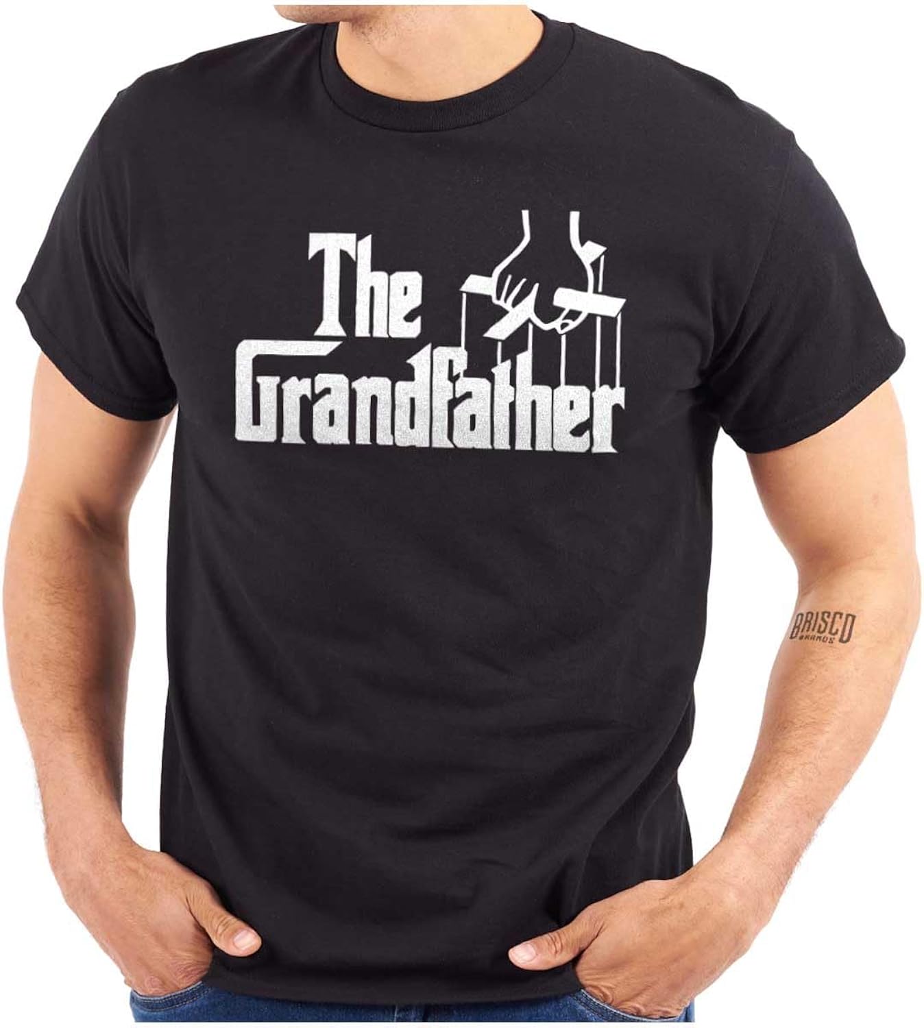 Funny Father's Italian Mafia Puppet Movie Logo Men's Graphic Tee Shirt