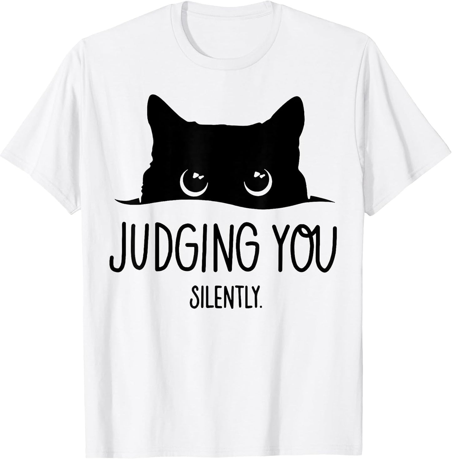 Funny Cat Judging You Silently Tee Shirt