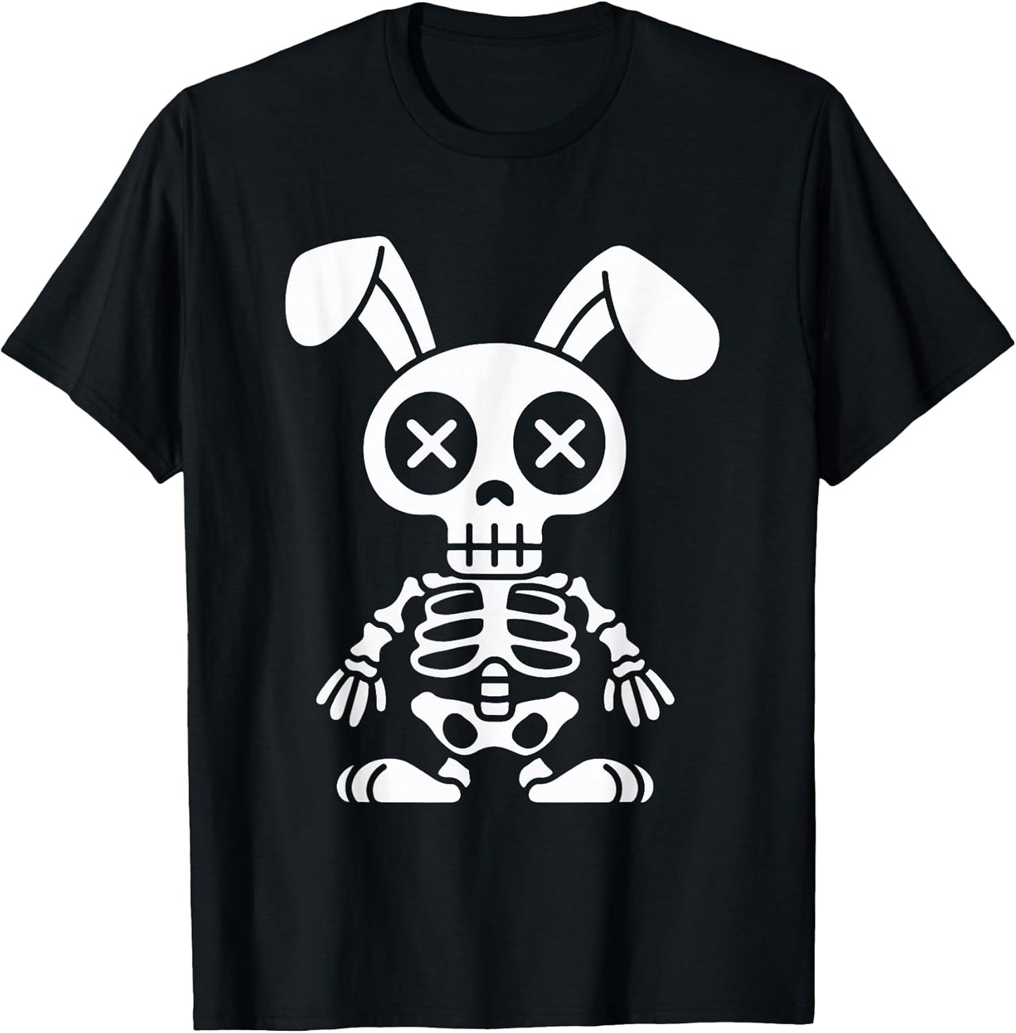 Twisted Dark Humor Skeleton Bunny Easter