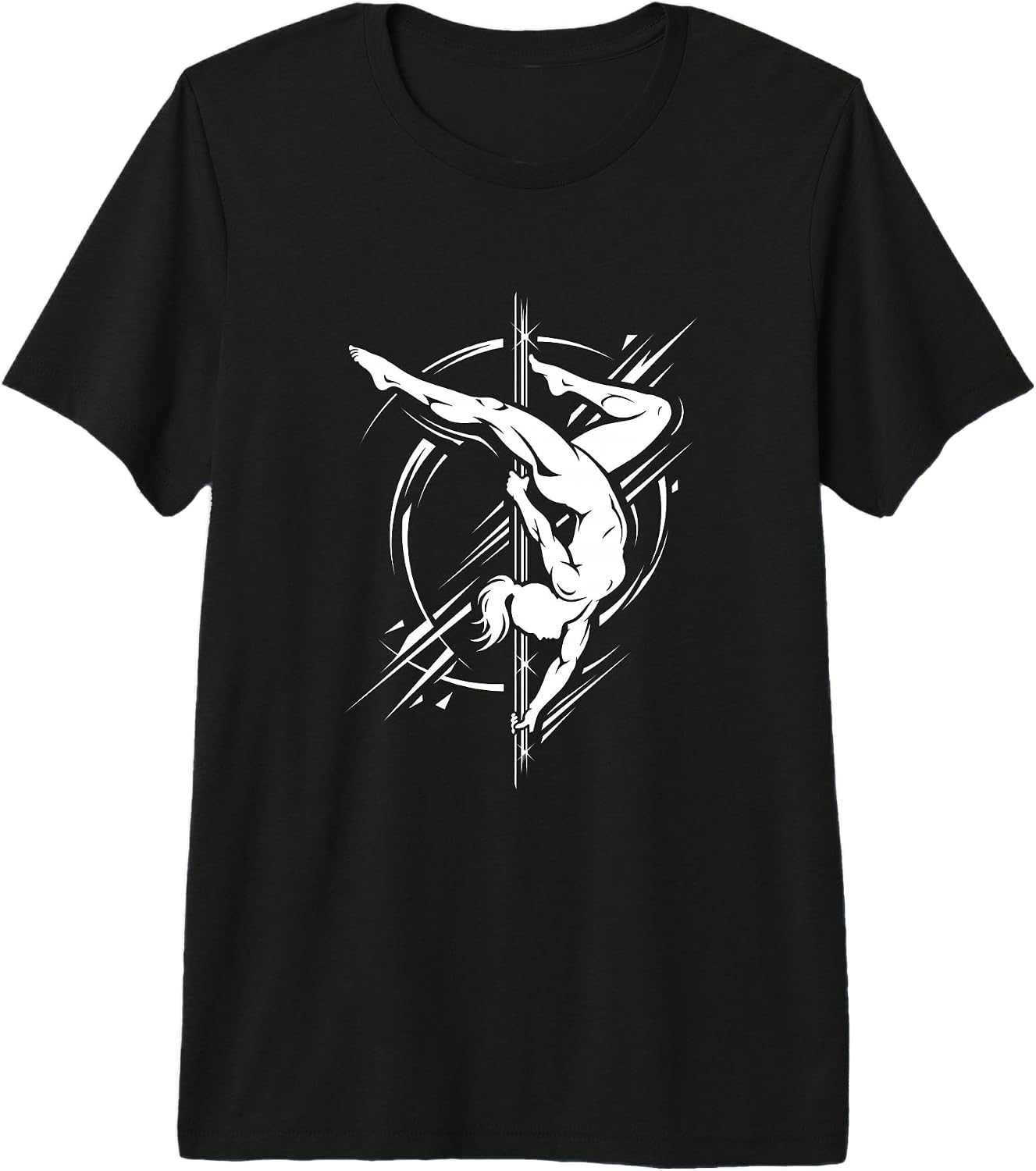 Pole Fitness Athletic Sport Pole Dancer Art