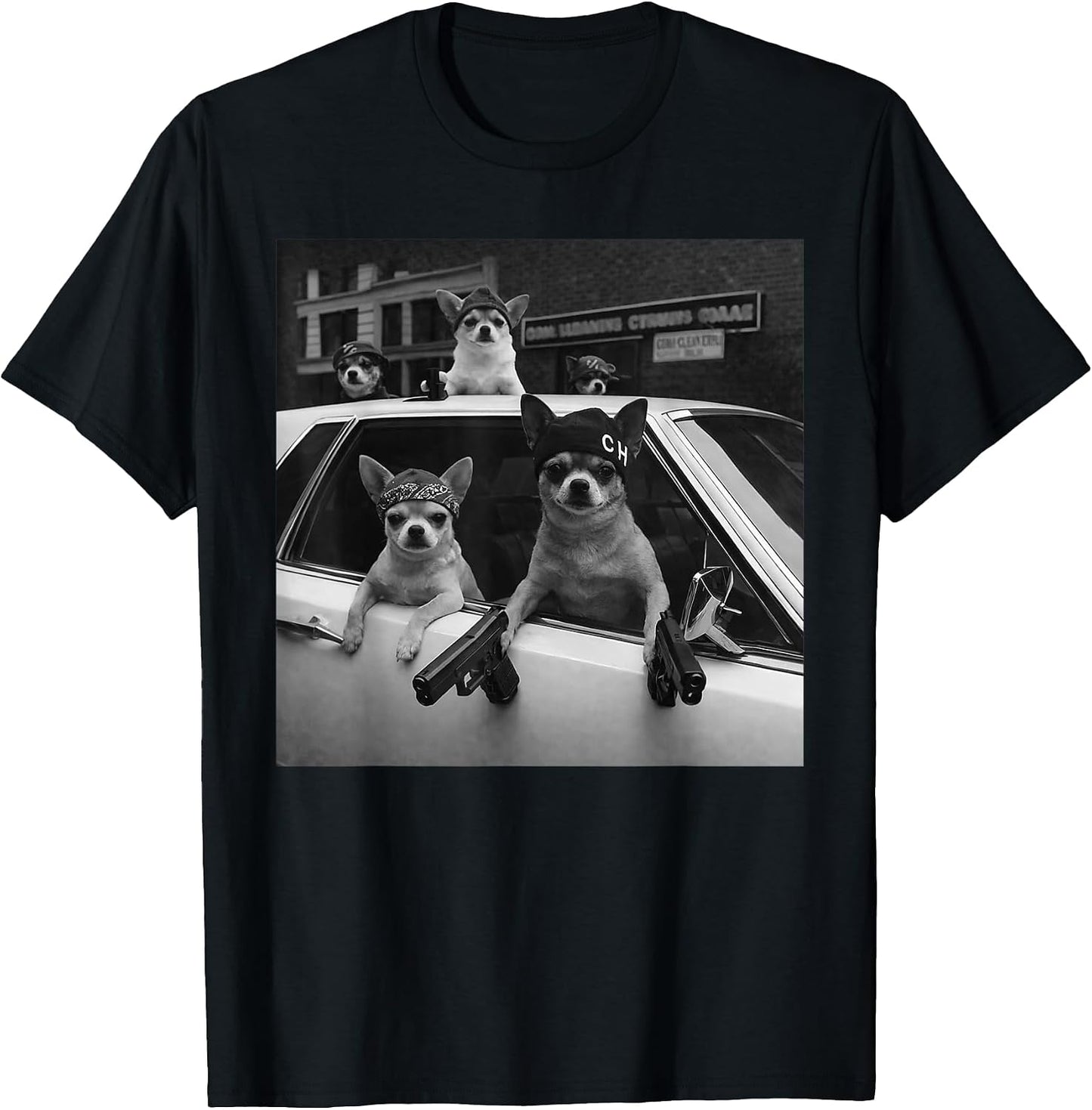 Funny Dog Meme Whimsical Dog Vintage Art Tee