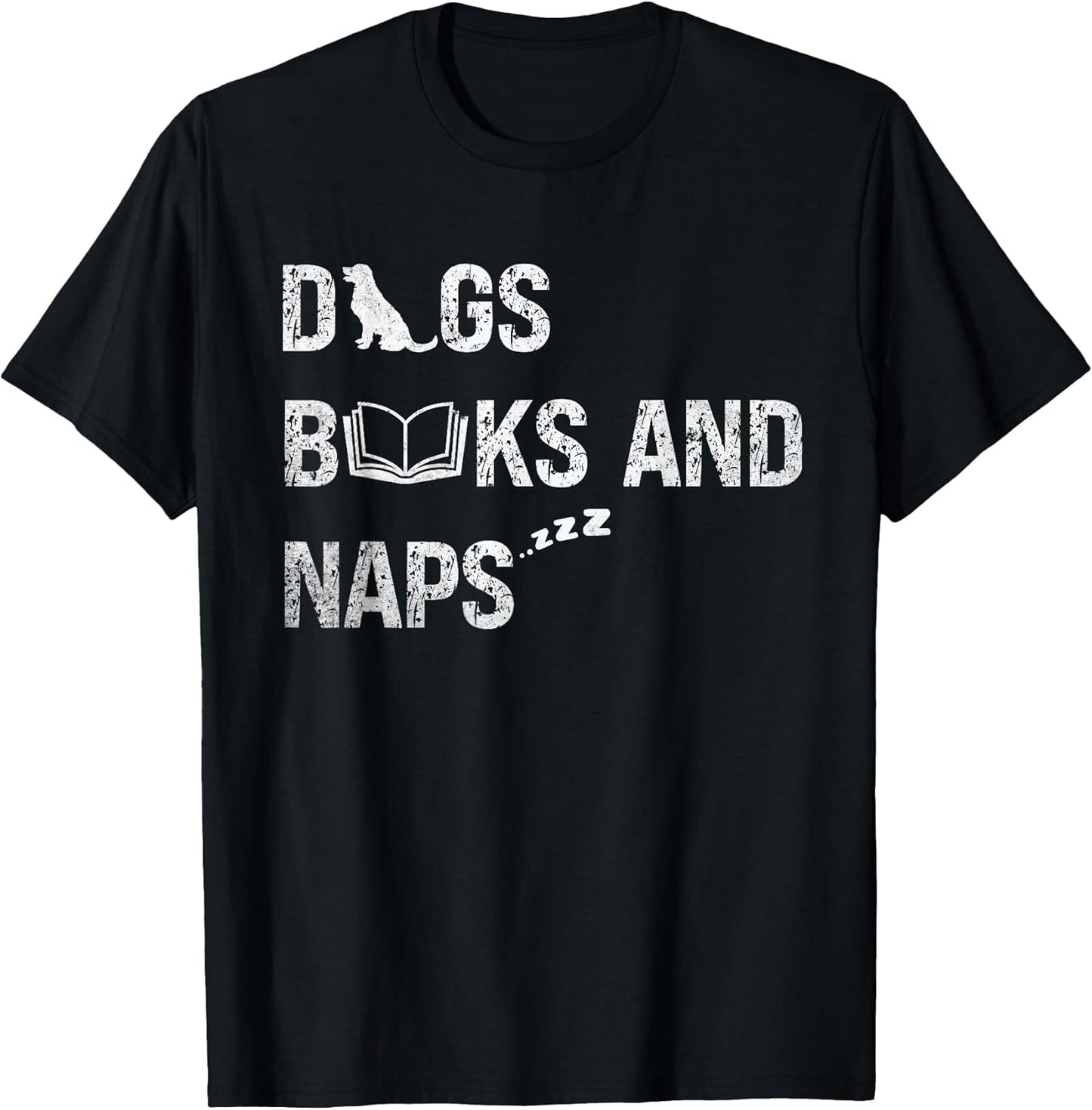 Dogs Books And Naps Dog Book Lover Graphic