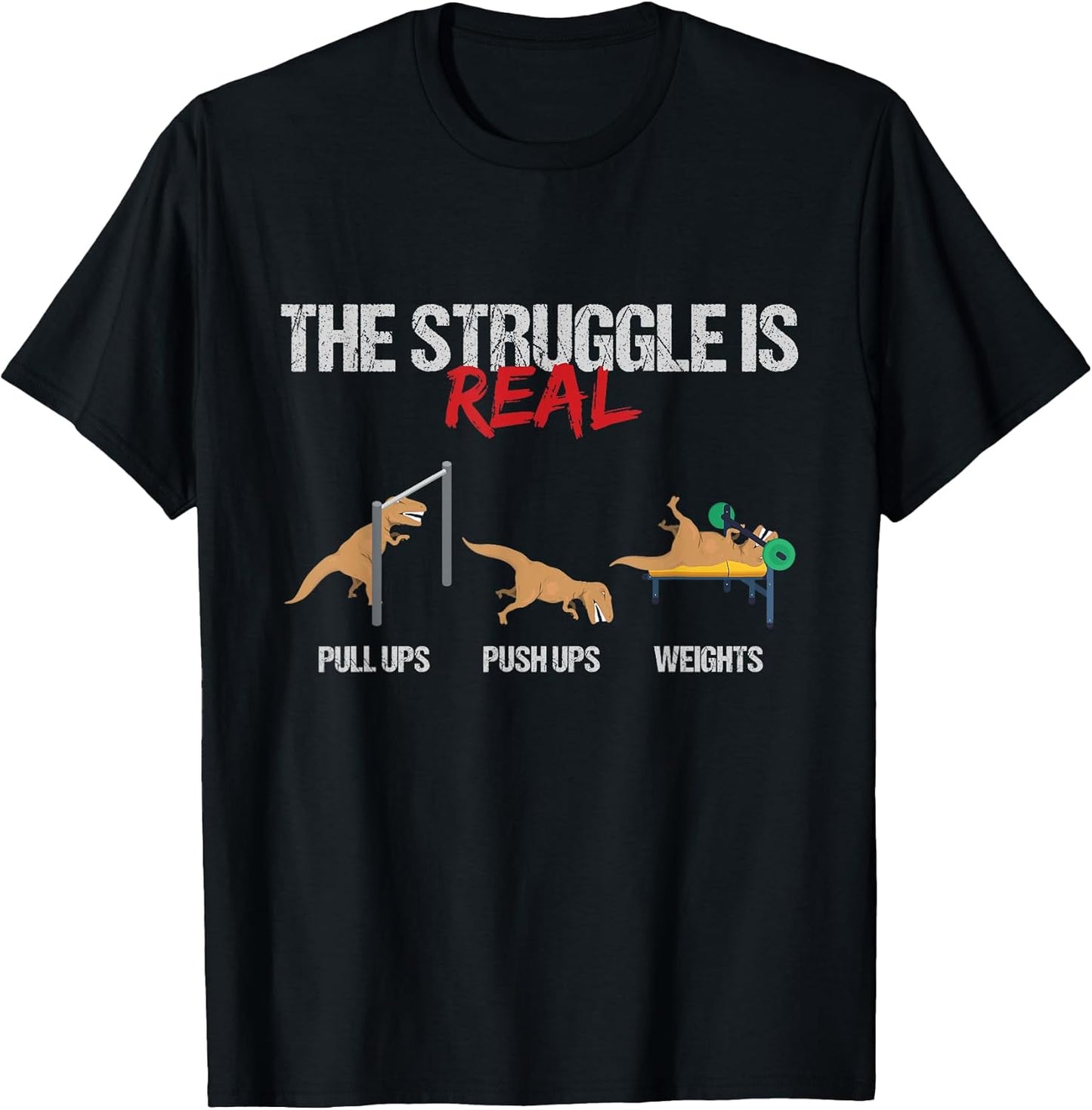 T-Rex Dinosaur - Workout Fitness - DressedForDuty