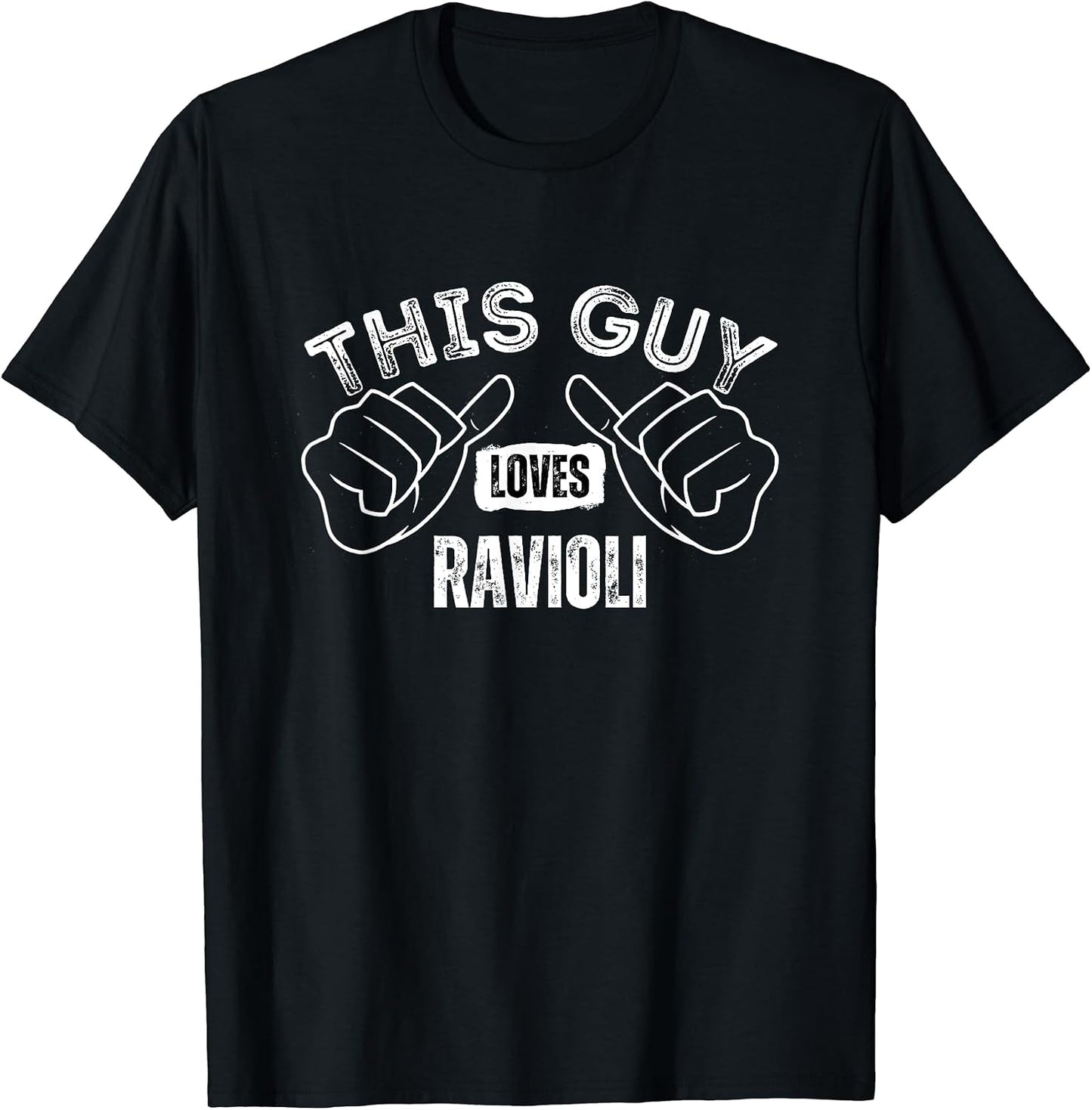 I Love Ravioli Funny Text Merch