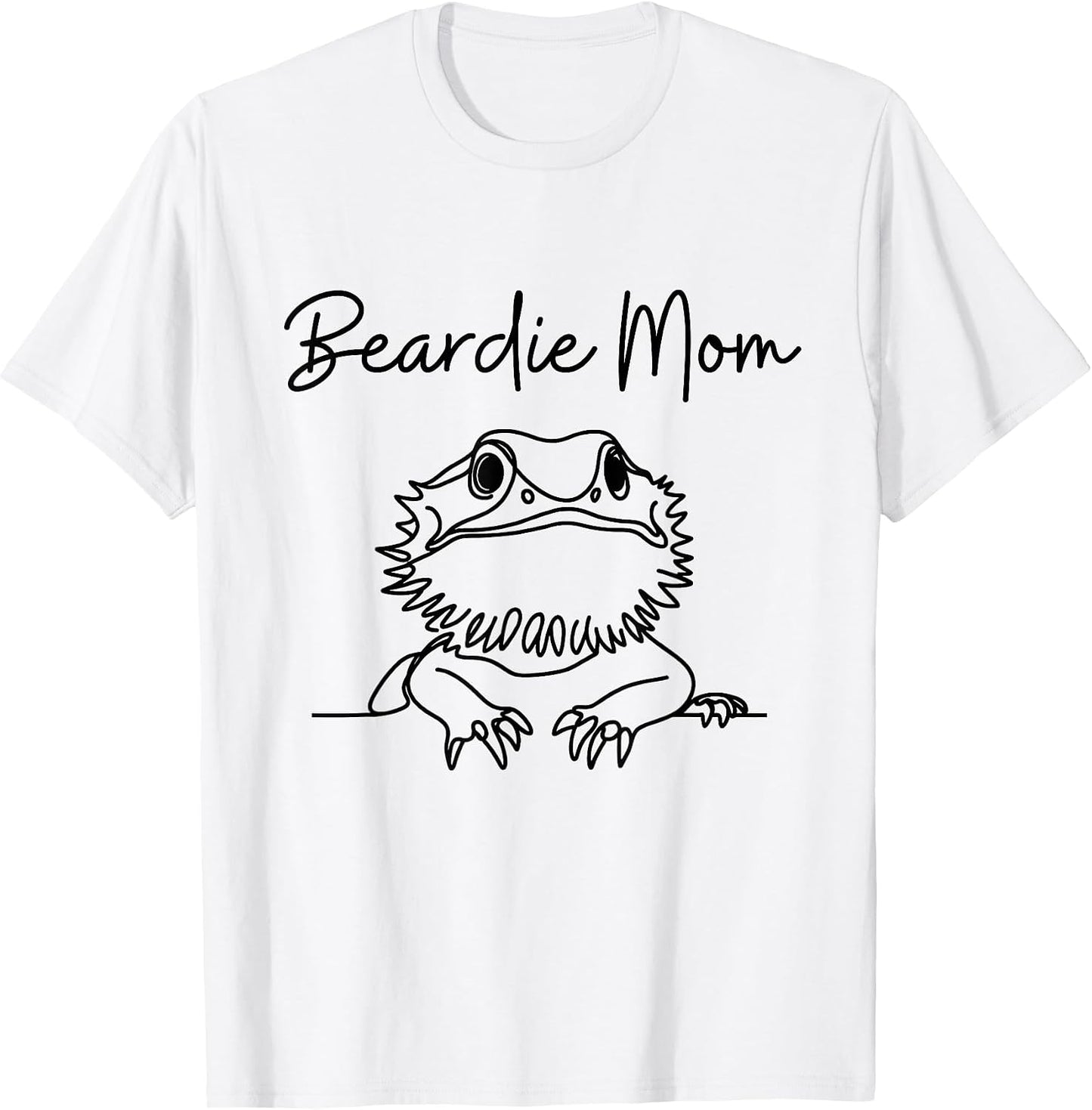 Cute Bearded Dragon Reptile Mom Tee, Beardie