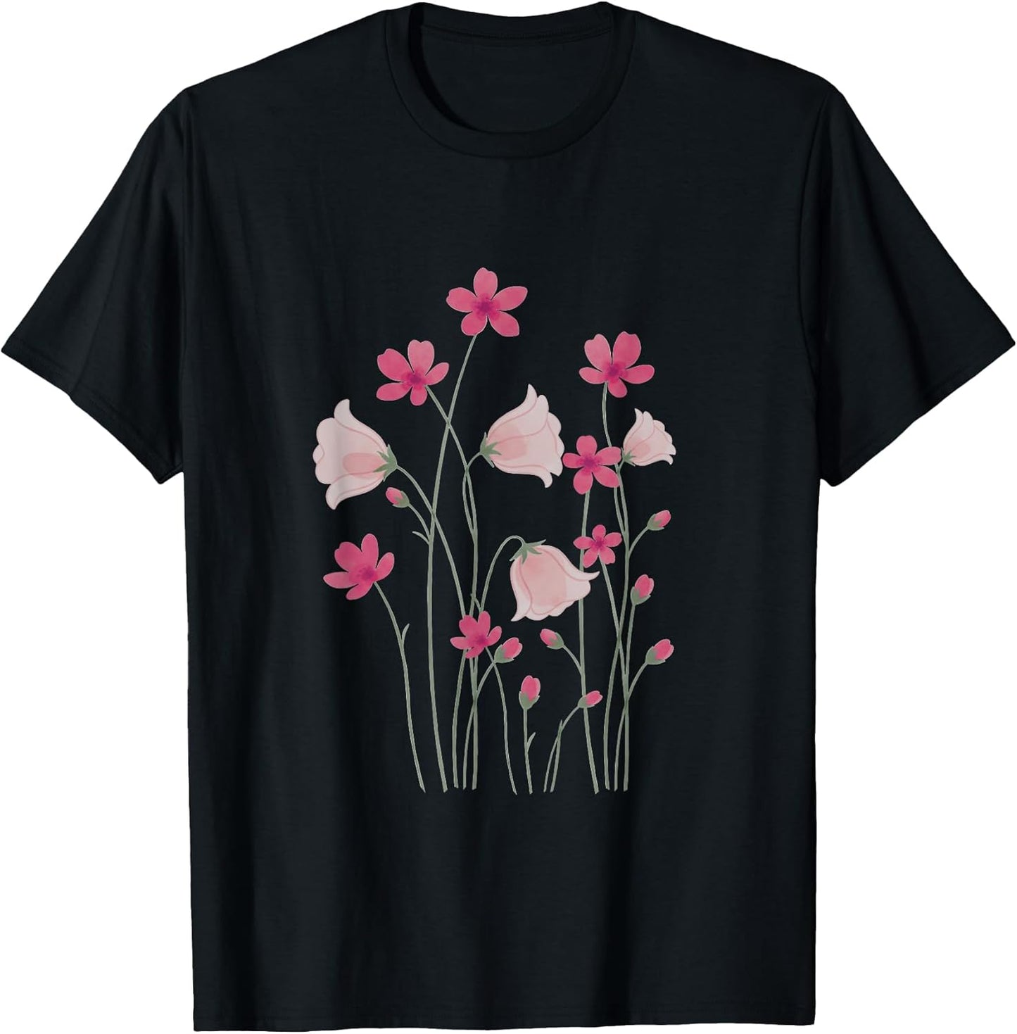 Wildflower Summer Flowers Floral Graphic Shirts