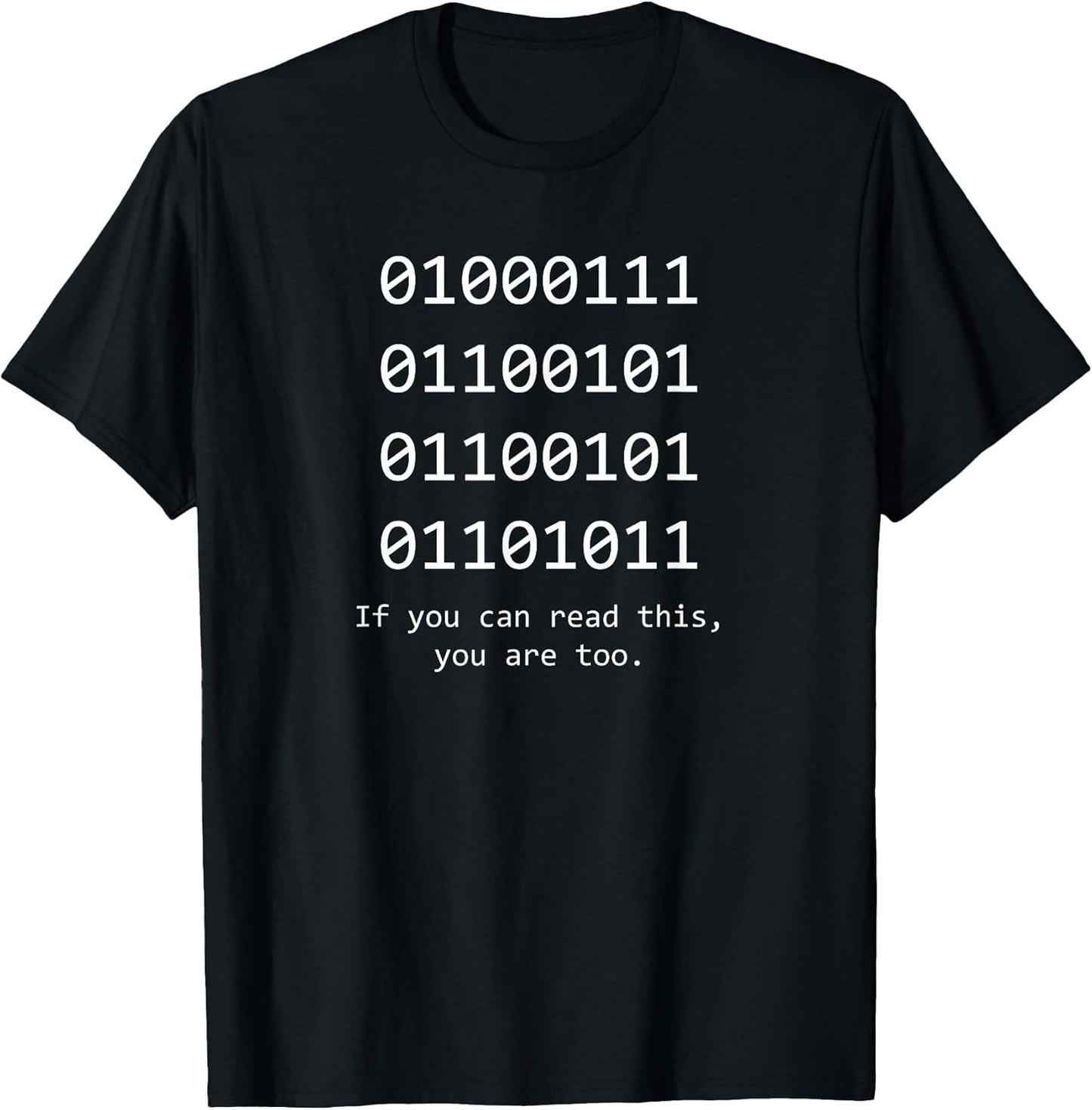 Computer Binary Programmer and developer Geek Tees