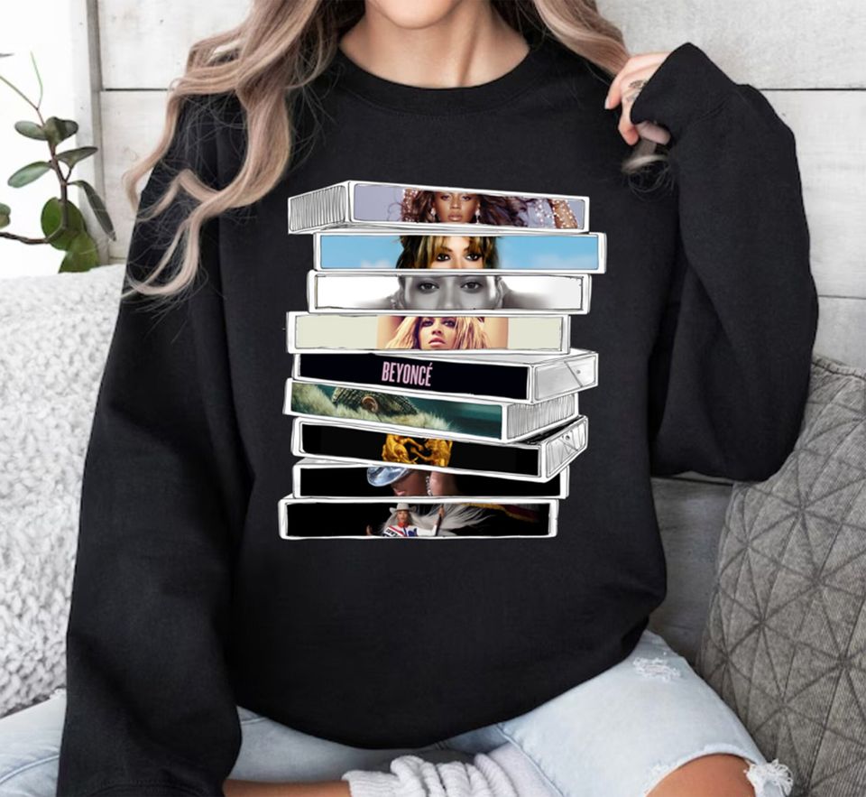 Beyonce Albums Shirt, Cowboy carter Beyonce Albums Graphic Unisex Sweatshirt