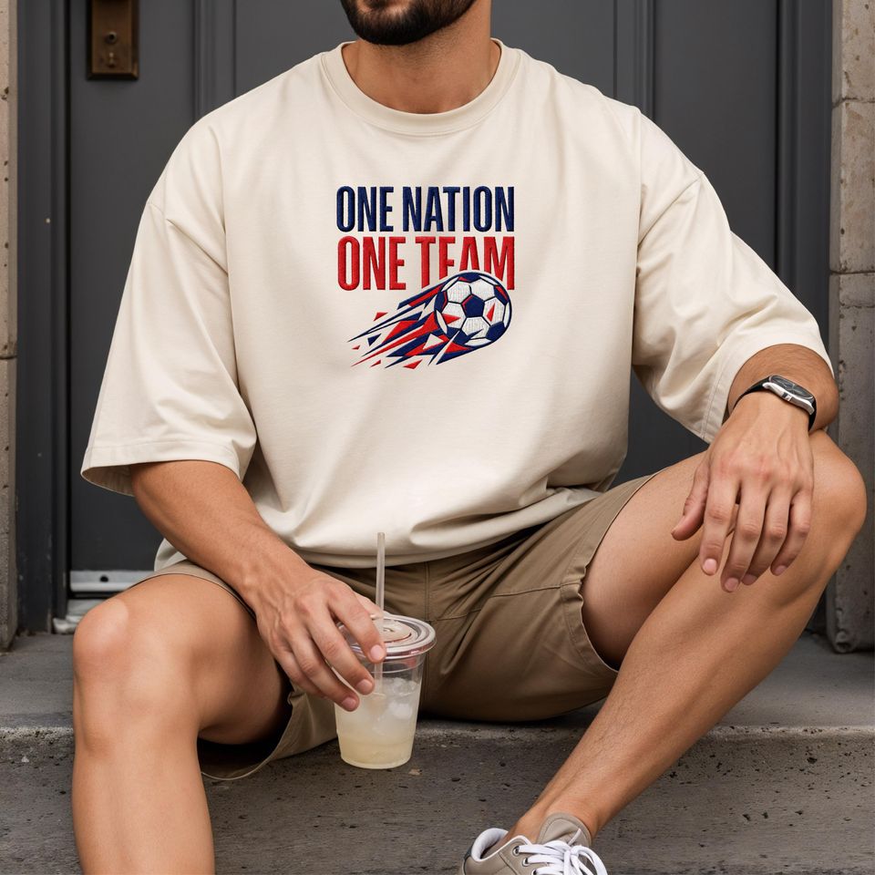 Embroidered USA & Canada Soccer T-Shirt – One Nation One Team
