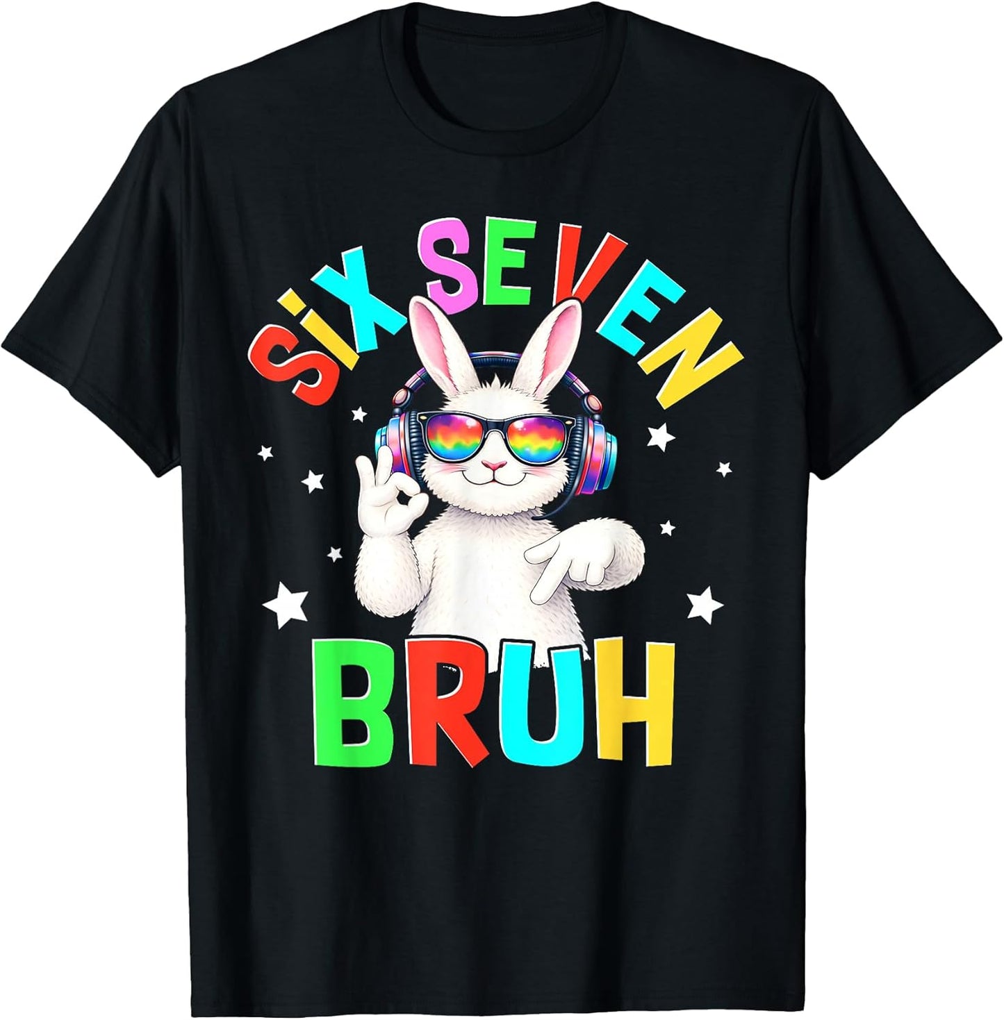 Easter 67 Bruh Six Seven Bunny Meme Fng