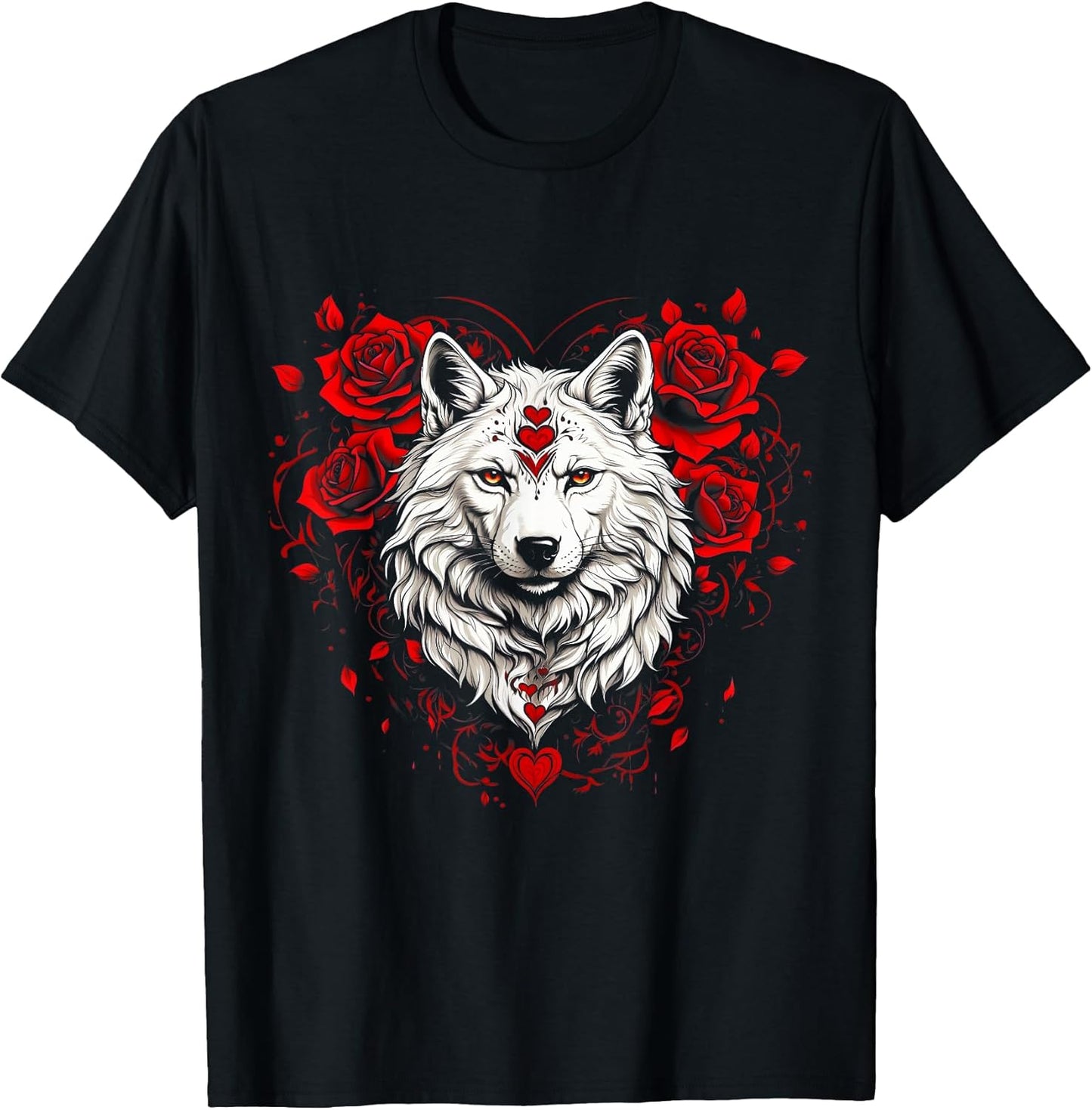 Floral Rose Wolf Clothing Gifts