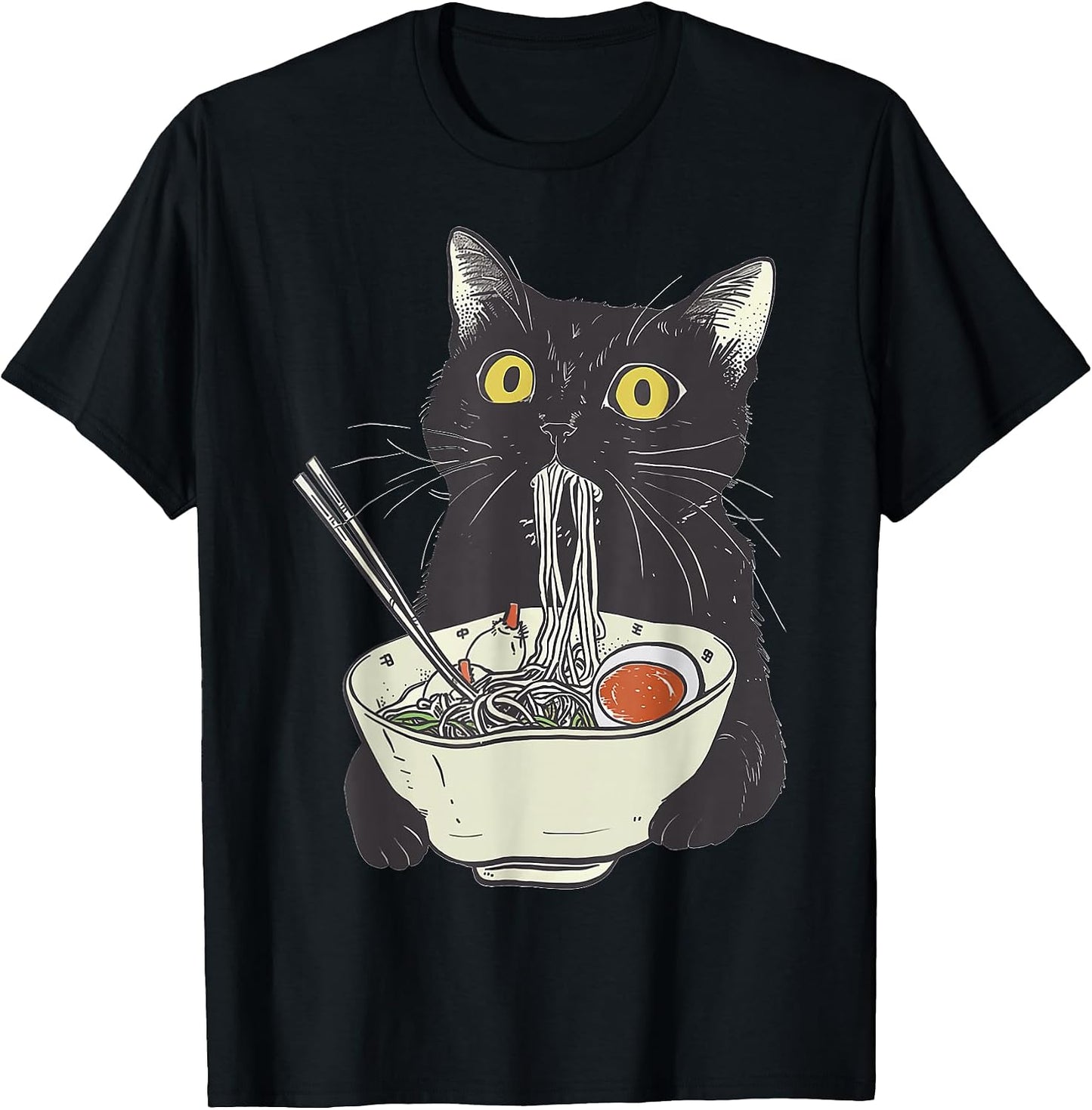Japanese Noodles, Japanese cat, Japan Cat -shir t