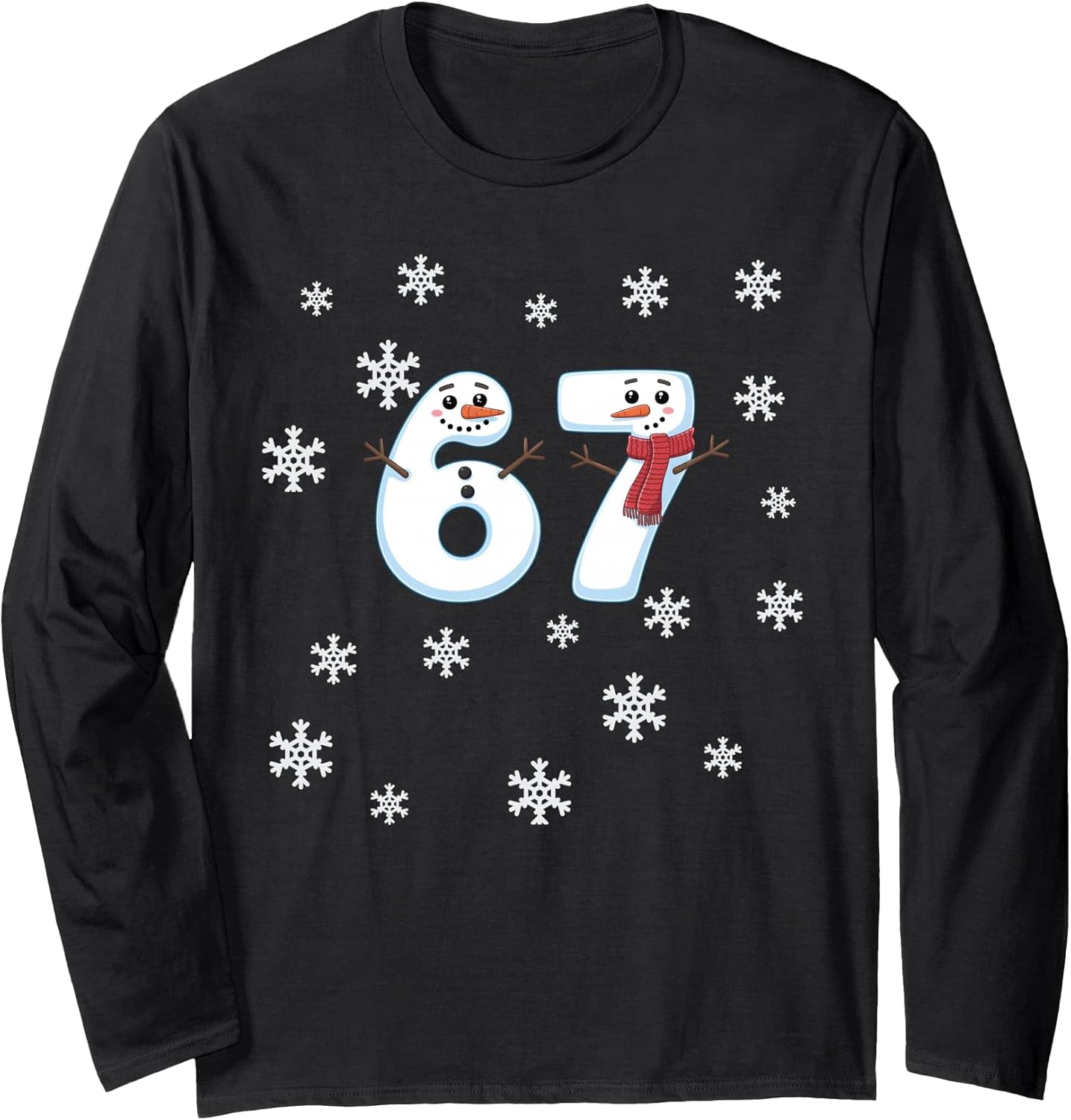 Winter 67 Funny 6 7 Teacher Shirt 67 Snowman 6 7
