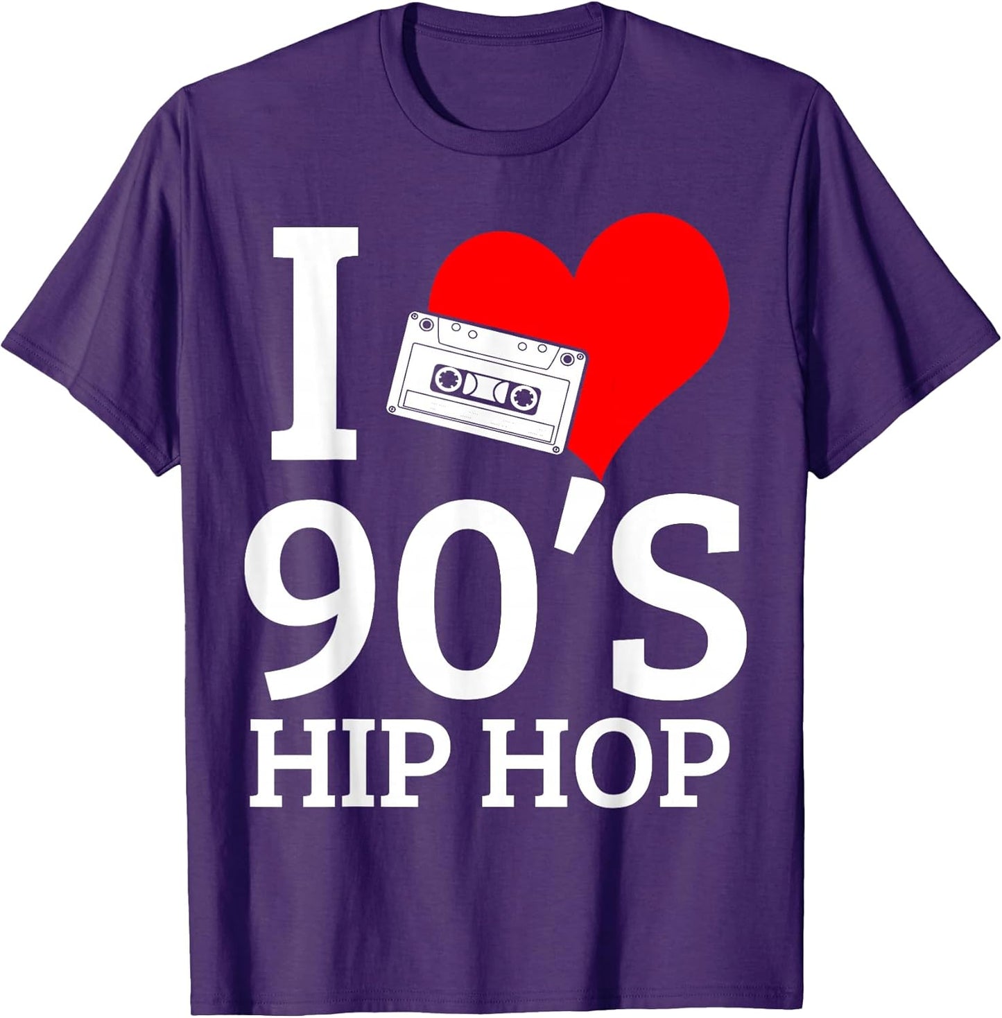 I Love 90's Hip Hop Rap T-Shirt