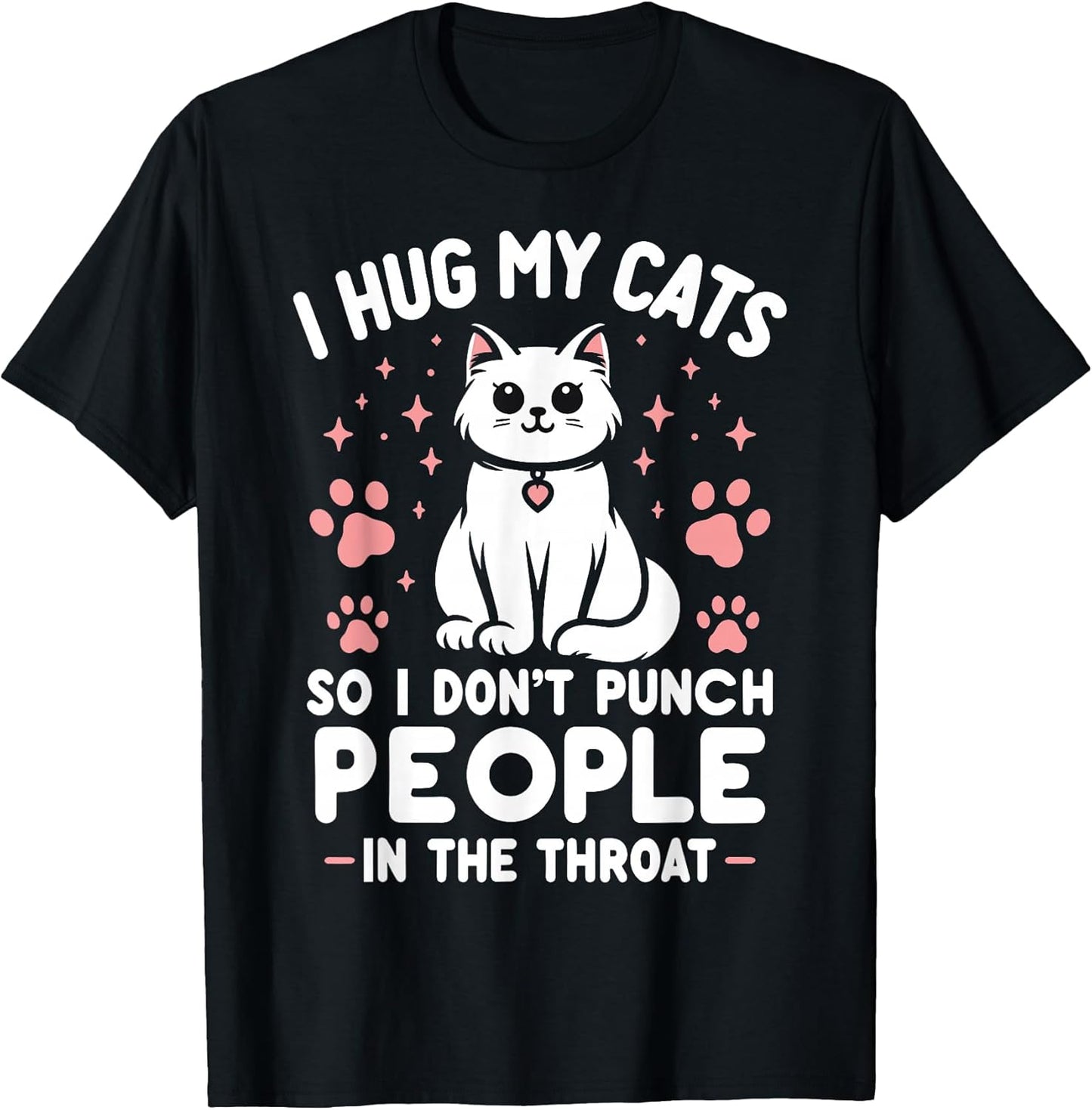 Funny Cat I Hug My Cat