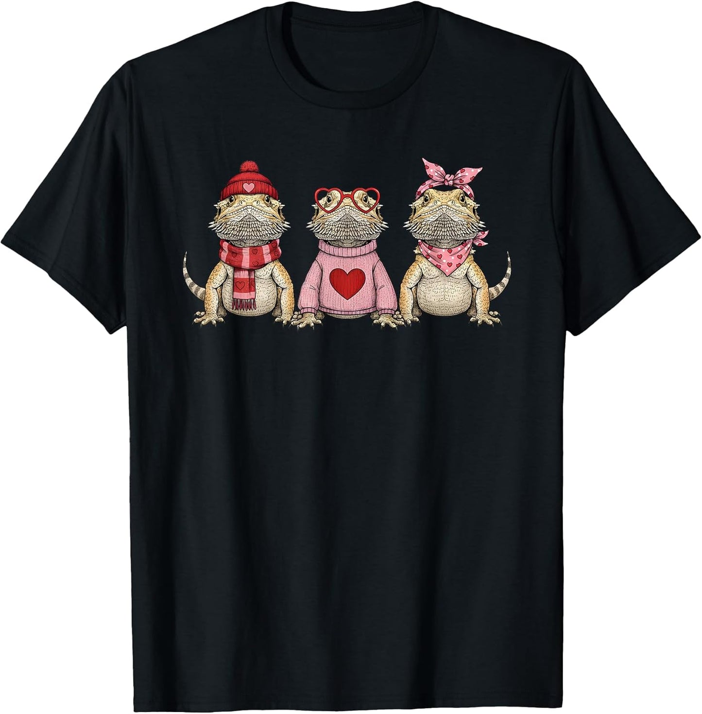 Funny Beardie Pogona Lovers Valentines