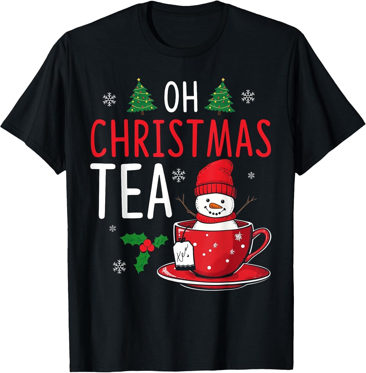 Tea Christmas Snowman Apparel