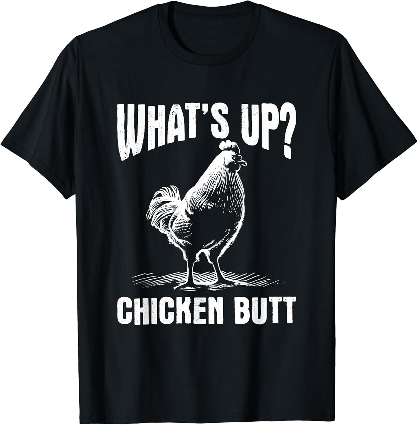 Guess What Chicken Butt Funny Farmer Gifts