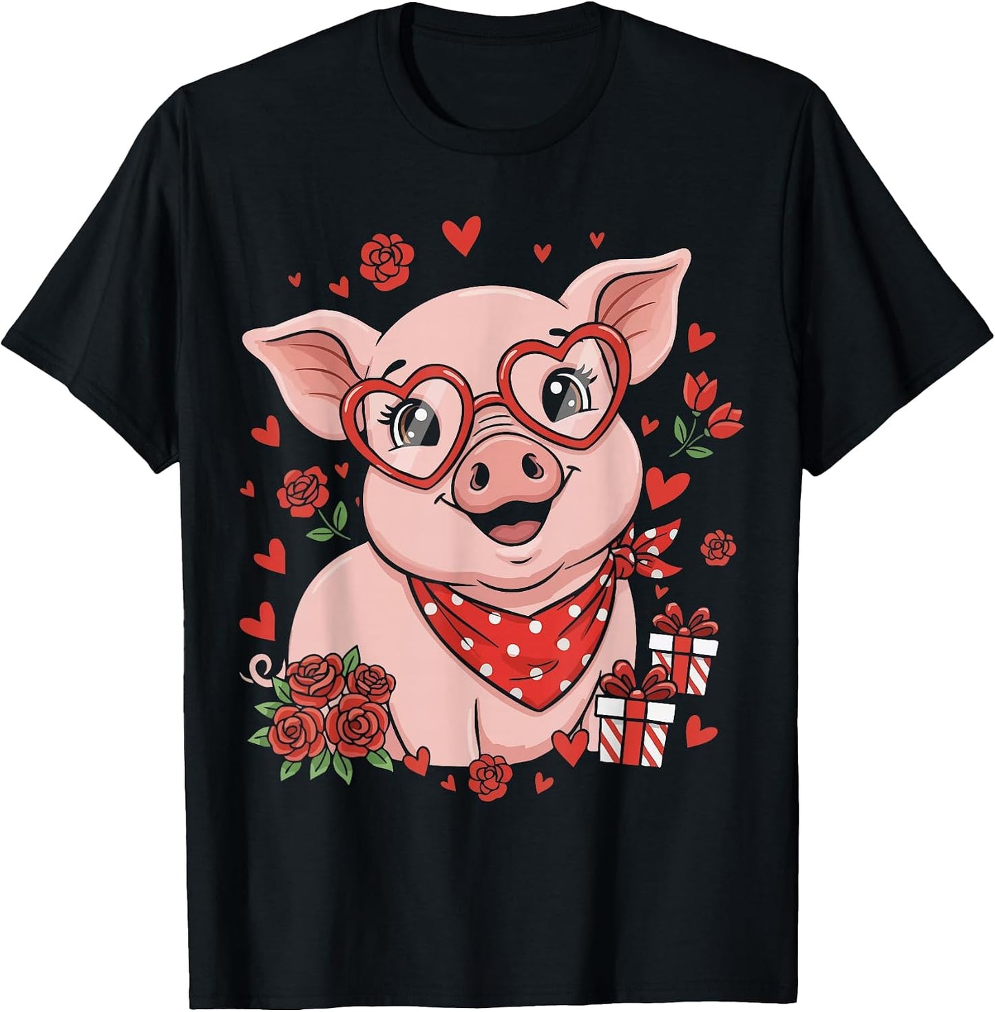 Pig Valentine Heart Love Cute Animal Lover
