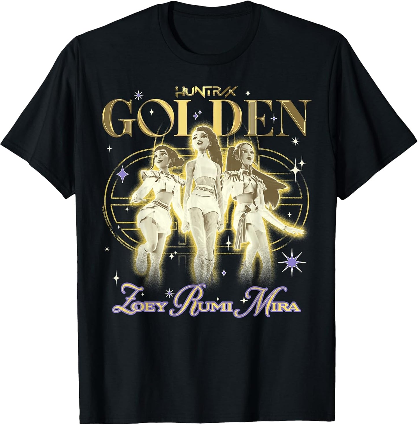 Huntrix Golden Zoey Rumi Mira T-Shirt