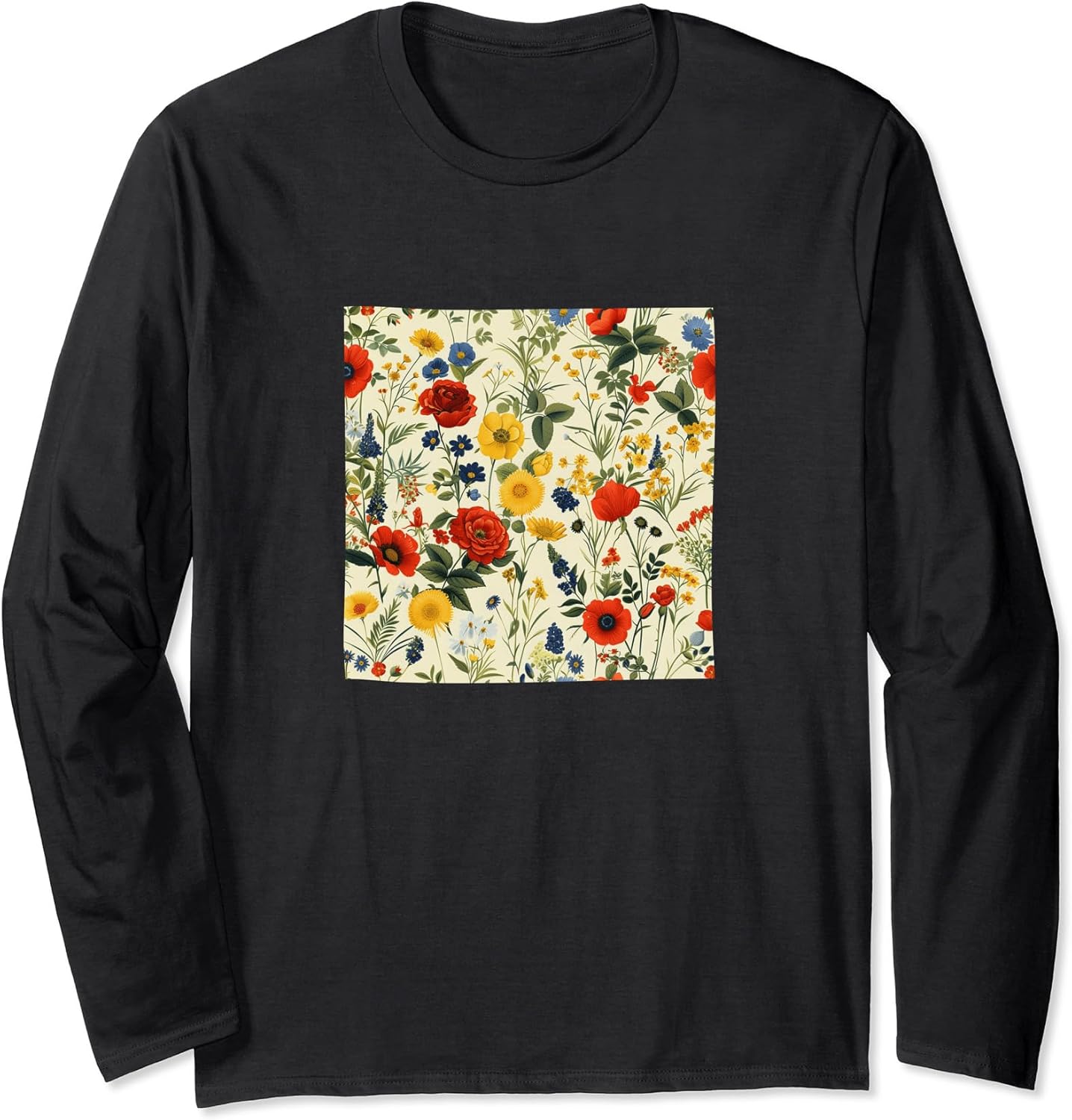 Rose Wildflower Pattern Merch