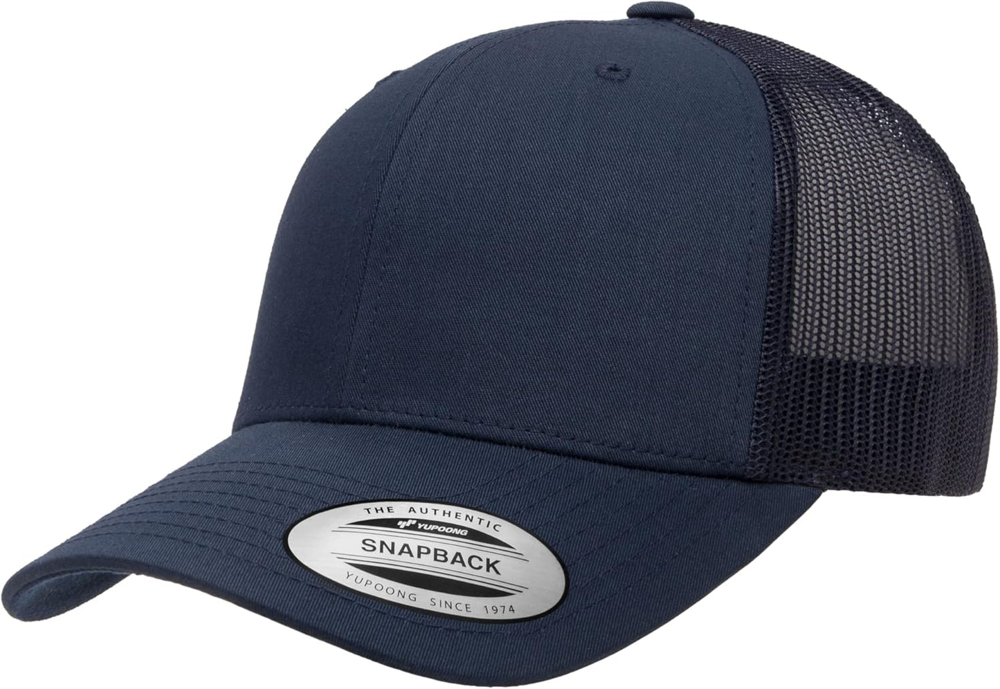 Yupoong Classic Premium Mesh 6 Panel Retro Trucker Cap | Mid Profile Snapback | OSFA | Bulk Pack Available