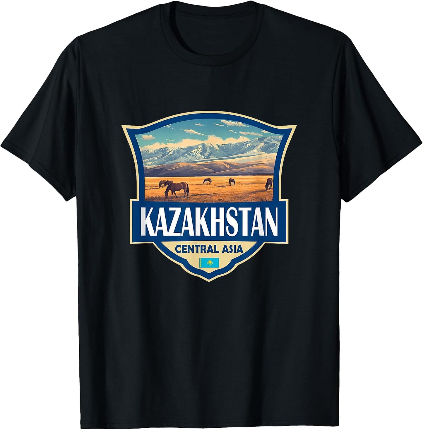 Kazakhstan Travel Merch Apparel Designs