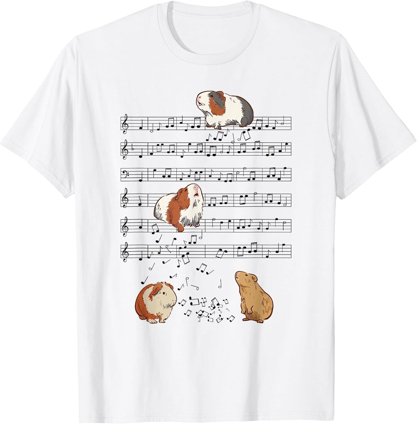 Funny Pianist Guinea Pigs Musician Instrument