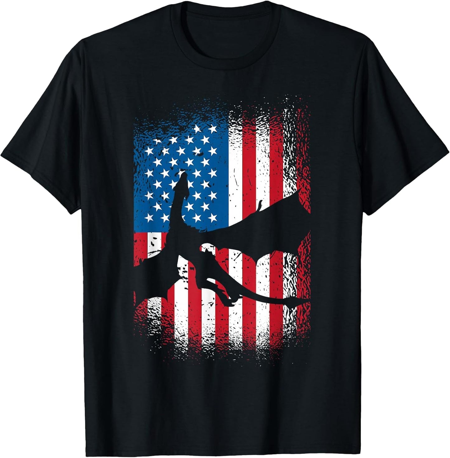 Dragon American flag design for men and women