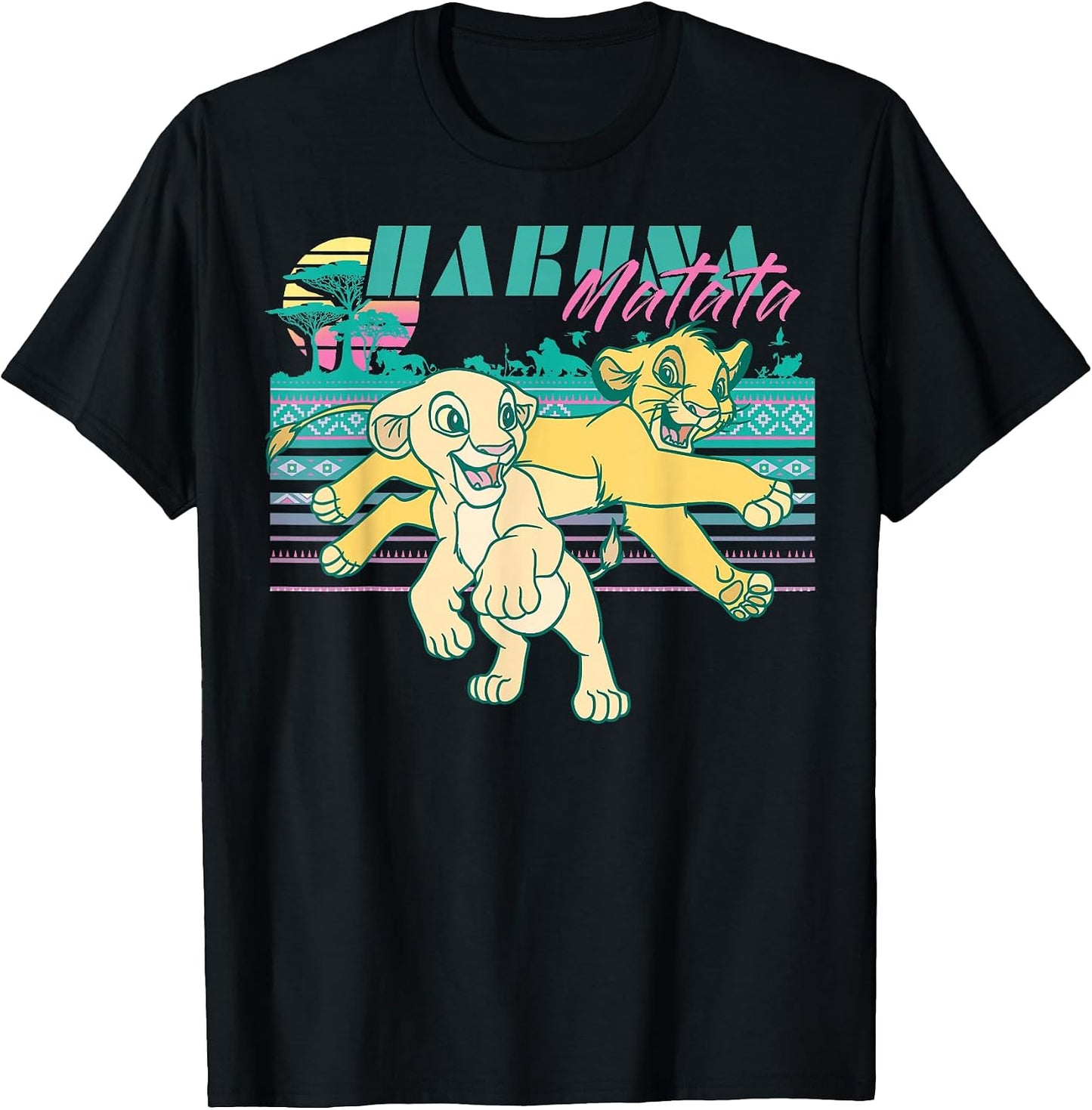 Lion King Retro Simba & Nala 90s Hakuna Matata T-Shirt