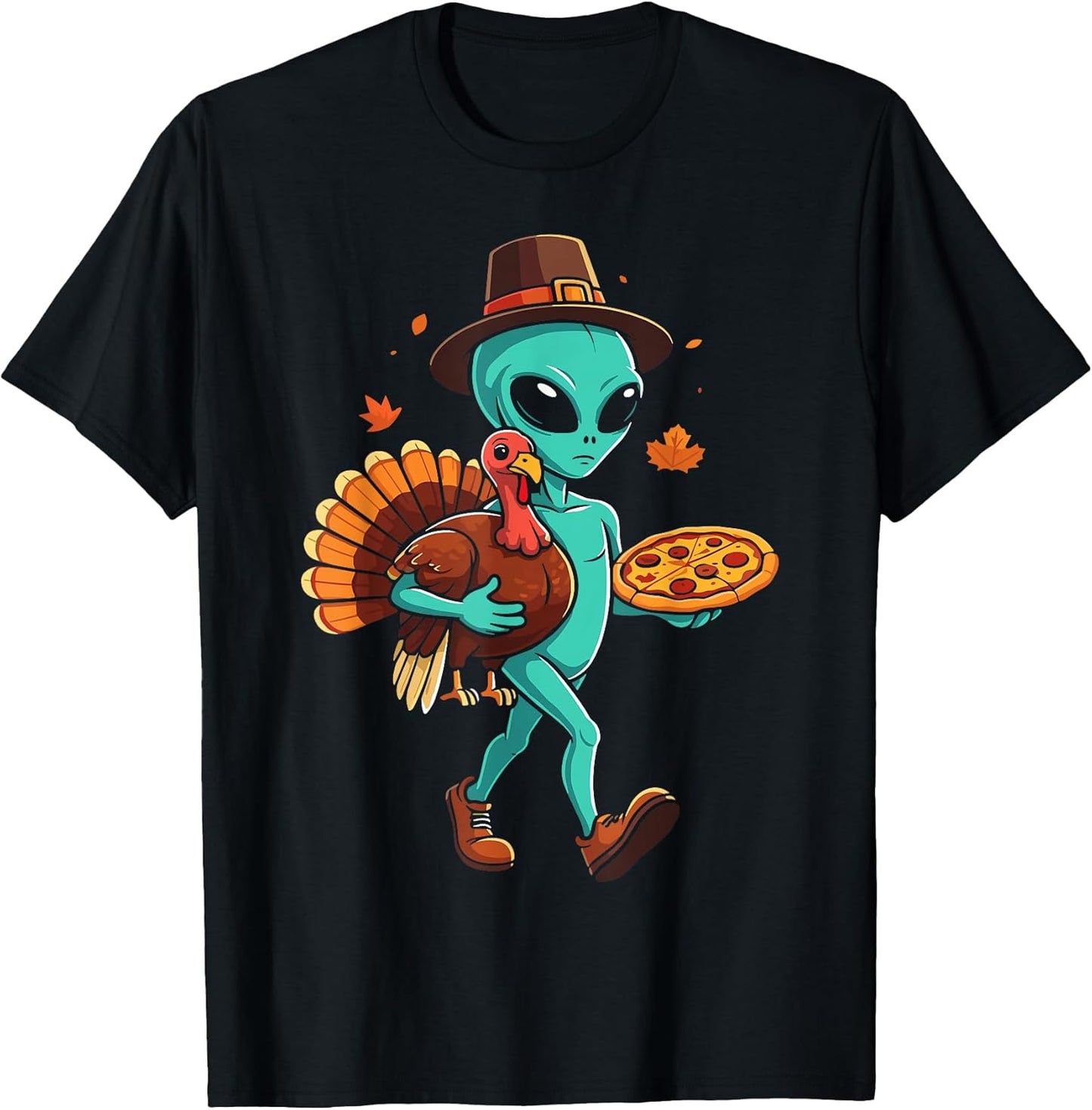 Funny Turkey pizza Alien