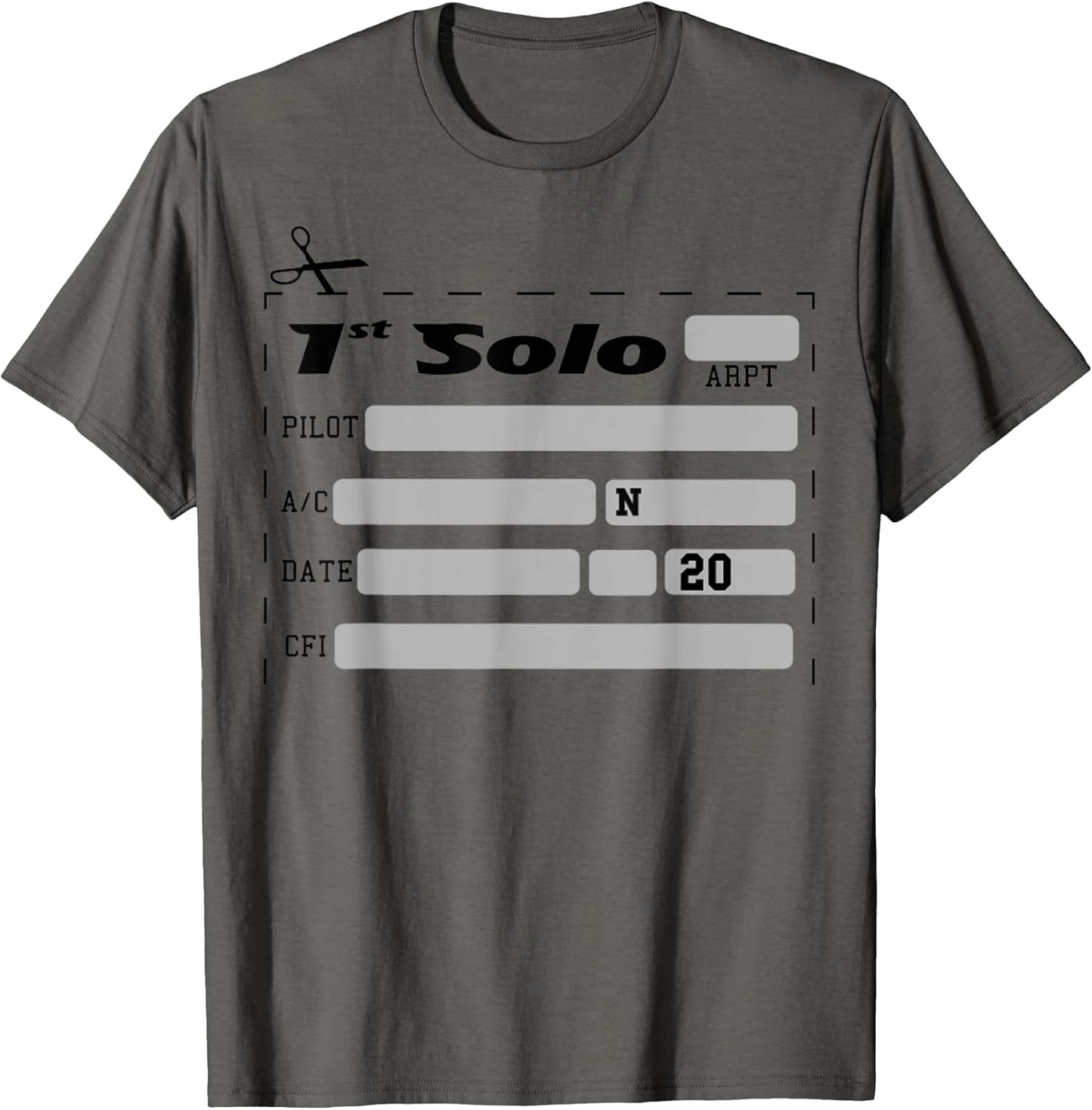 Pilot 1st Solo Shirt Tail T Shirts
