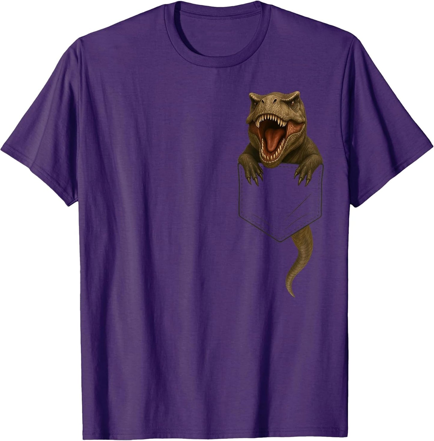 T-Rex In Pocket Apparel Gifts Graphic Tees