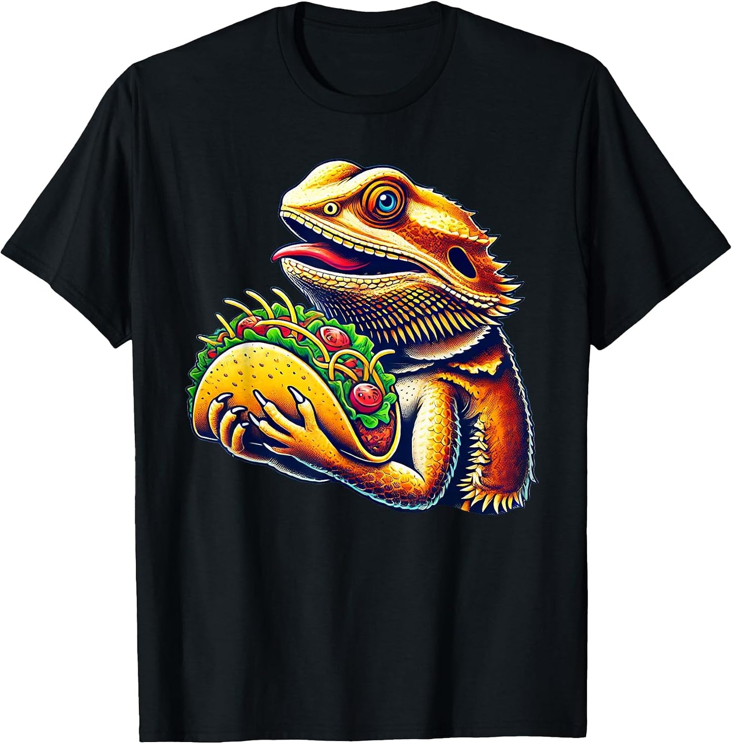 Cute Bearded Dragon Eating Taco Apparel