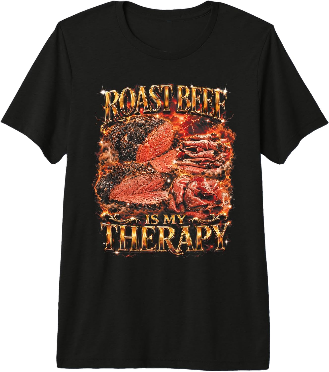 Roast Beef Therapy Funny Meat Lover Food