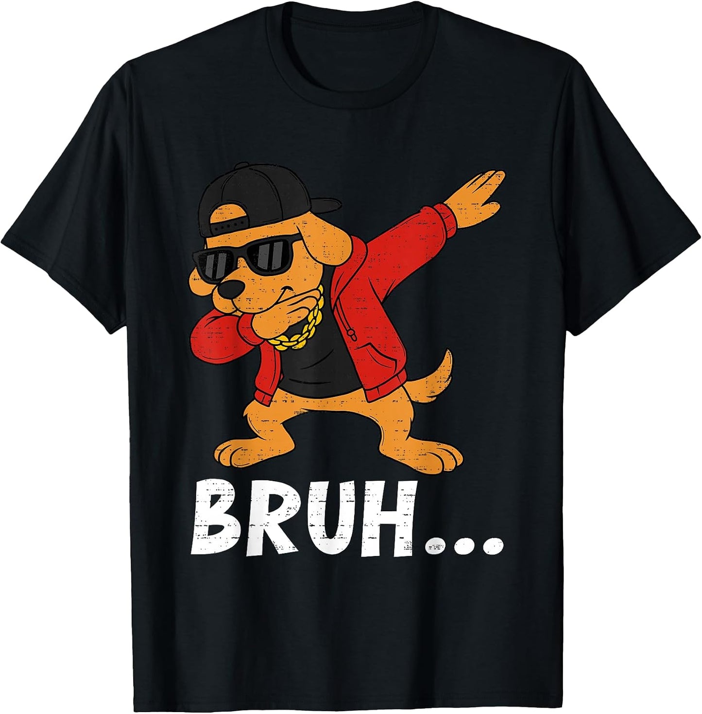 Funny Dabbing Bruh Dog Meme Design
