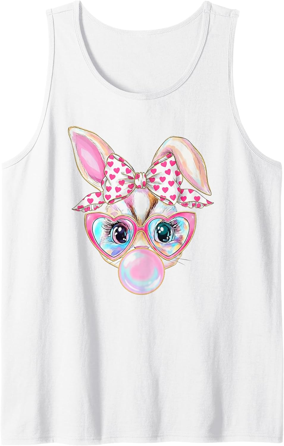 Cute Spring Bunny Face Happy Easter