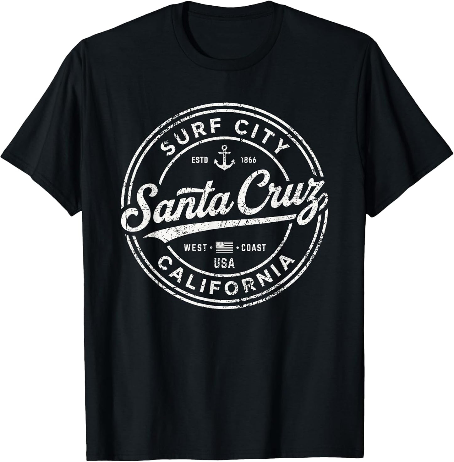 California Surf Vintage Coastal Retro Graphic Co