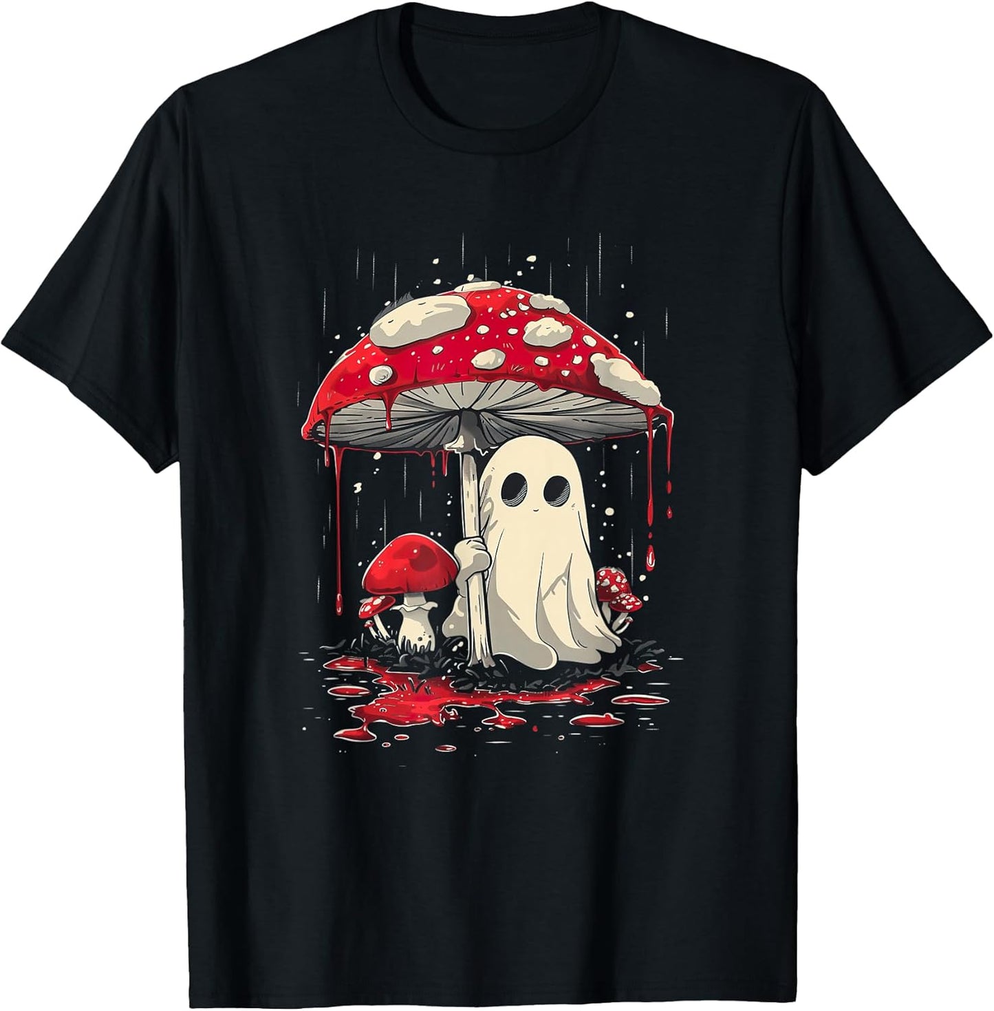 Halloween Shirt Ghost Clothes Cute Mushroom Spooky