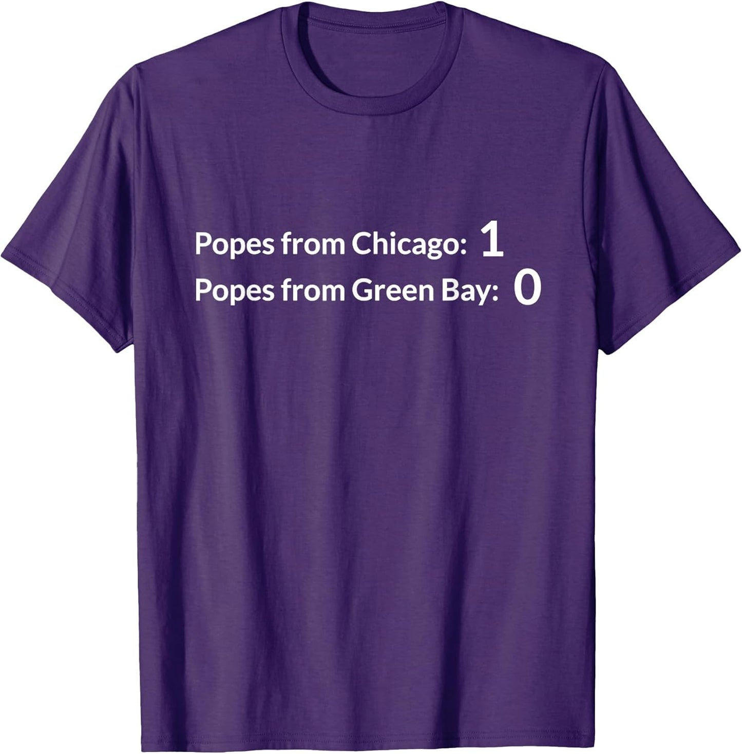 Popes From Chicago 1 Pope's From Green Bay 0 Sport