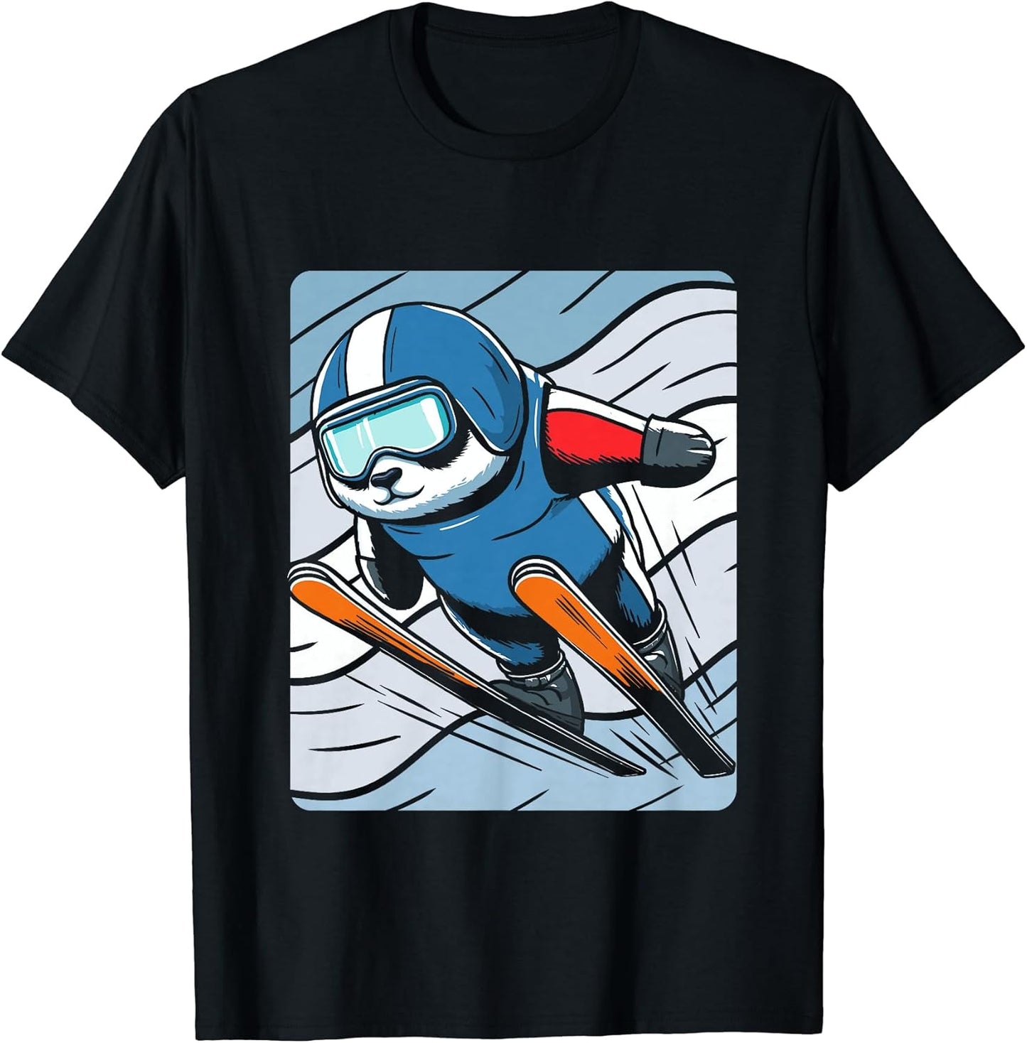 Wintersports Ski Jumper Panda
