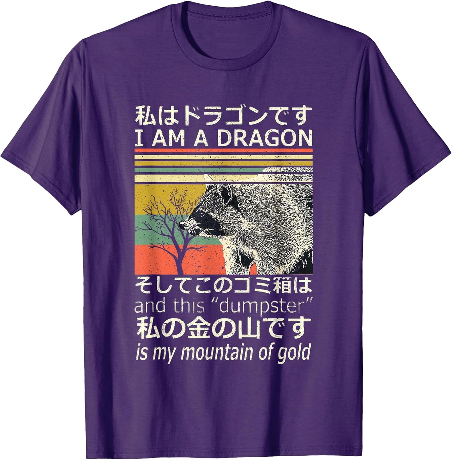 I Am A Dragon Raccoon Japanese
