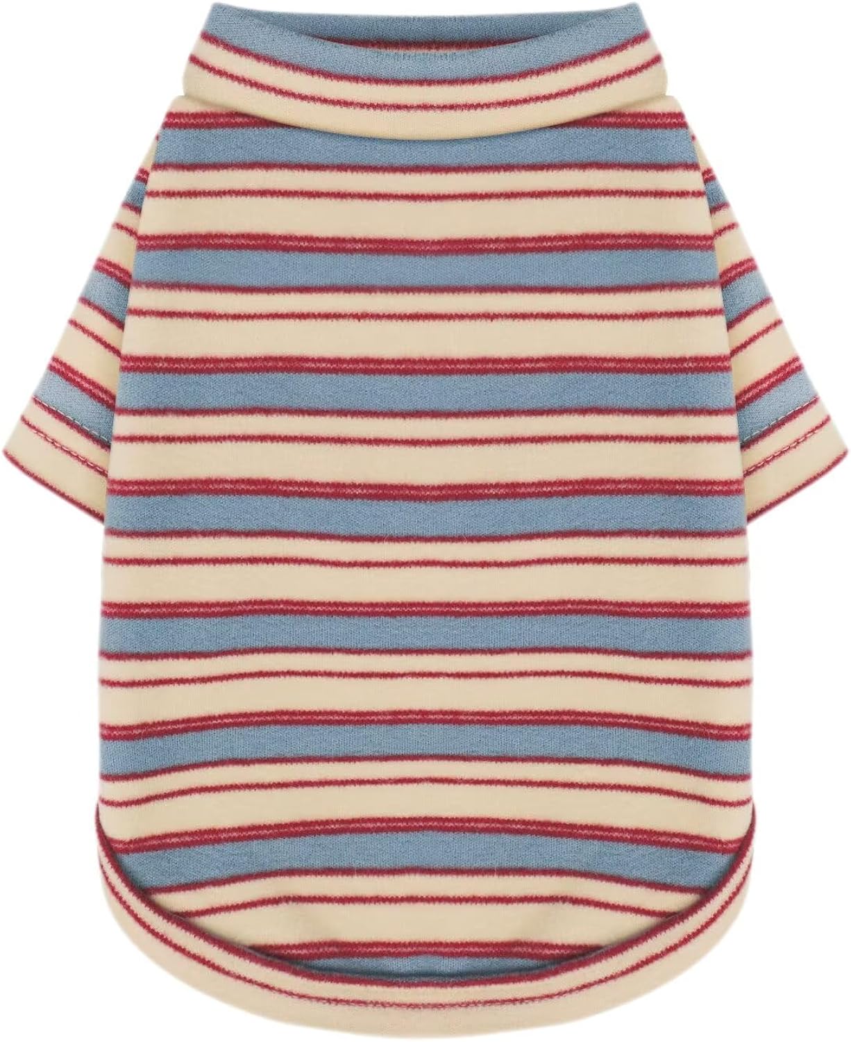 Stylish Striped Block Dog Shirt, Comfortable, Breathable, and Wrinkle-Resistant. Perfect Apparel for Small, Medium, & Large Dogs, a Must-Have for Pet Lovers L