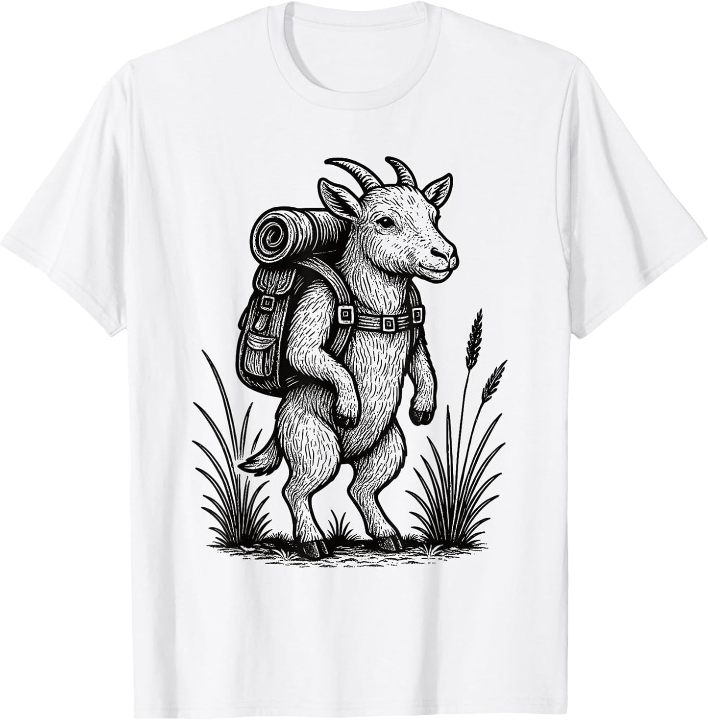 Goat Hiker Trekking Hike Merch.