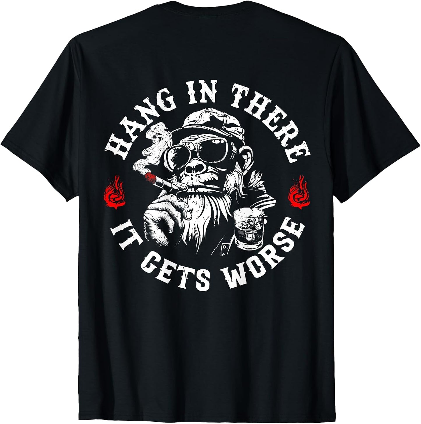 Funny Monkey Sarcastic Humor Saying for Women Men
