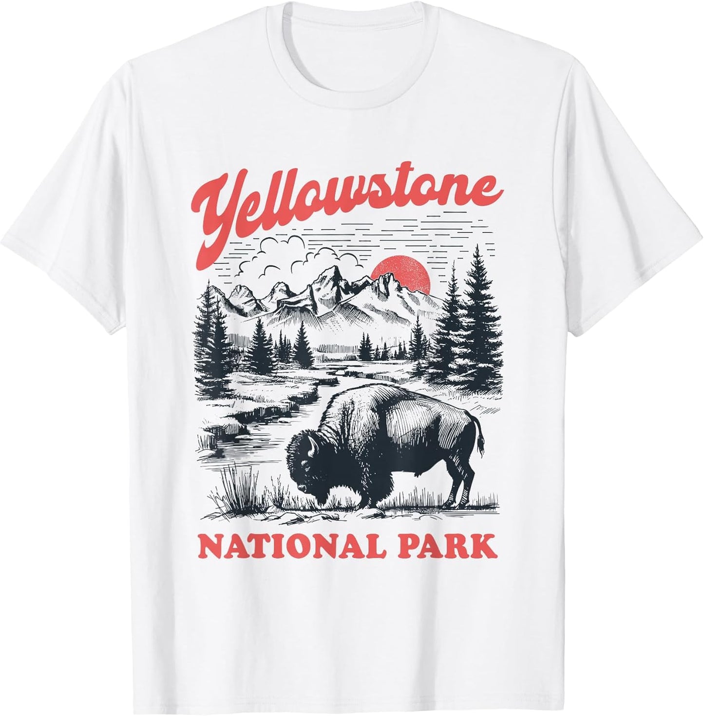 Adventure Wildlife Outdoor Vintage Style Tee Merch