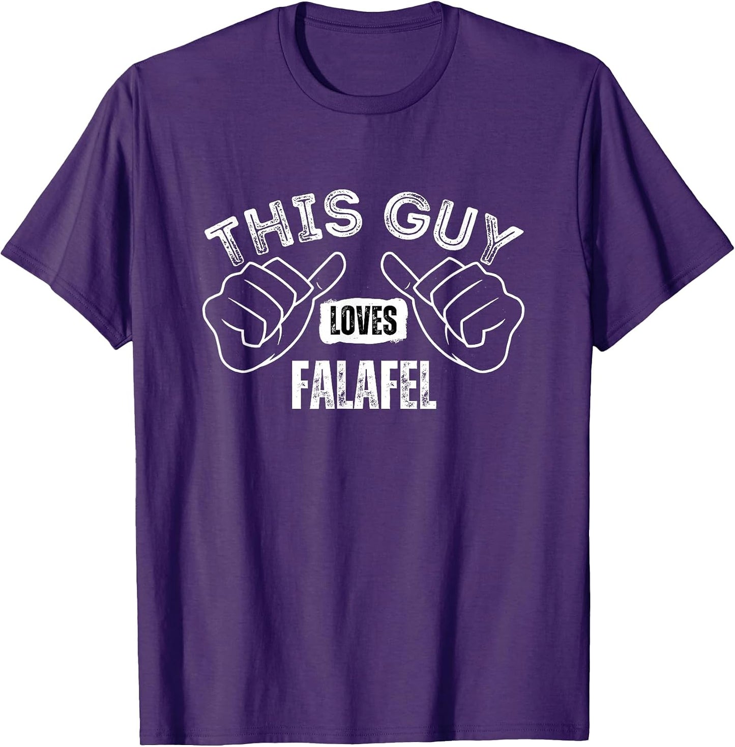 I Love Falafel Funny Text Merch